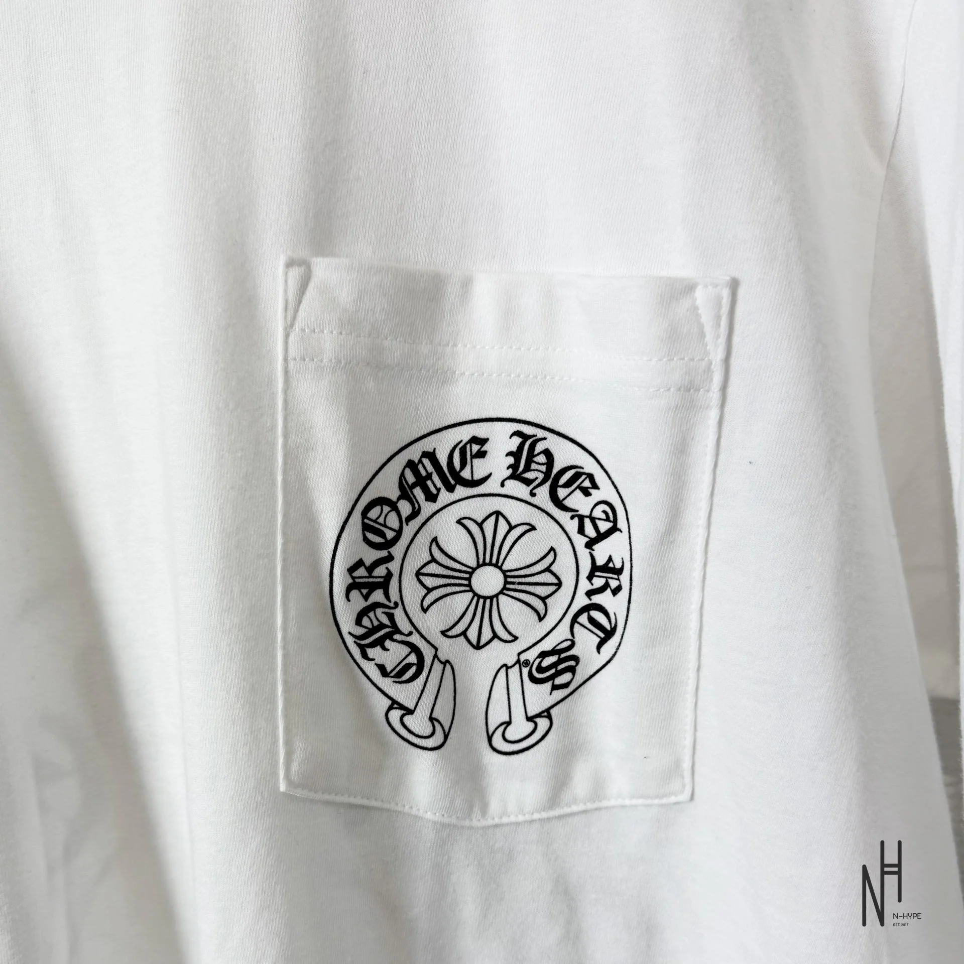 Chrome Hearts Longsleeve White Horseshoe - Image 3