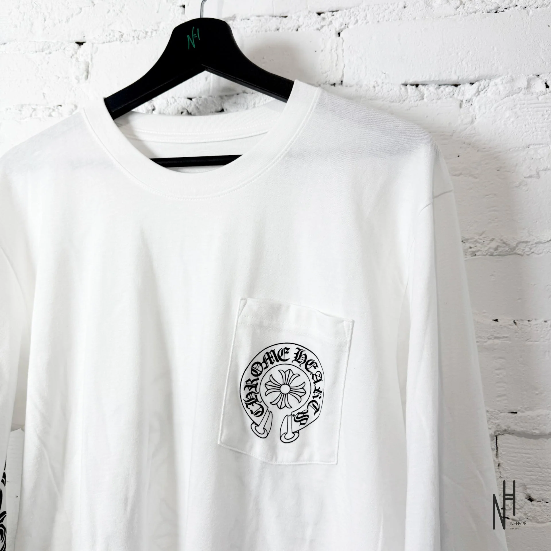 Chrome Hearts Longsleeve White Horseshoe - Image 4
