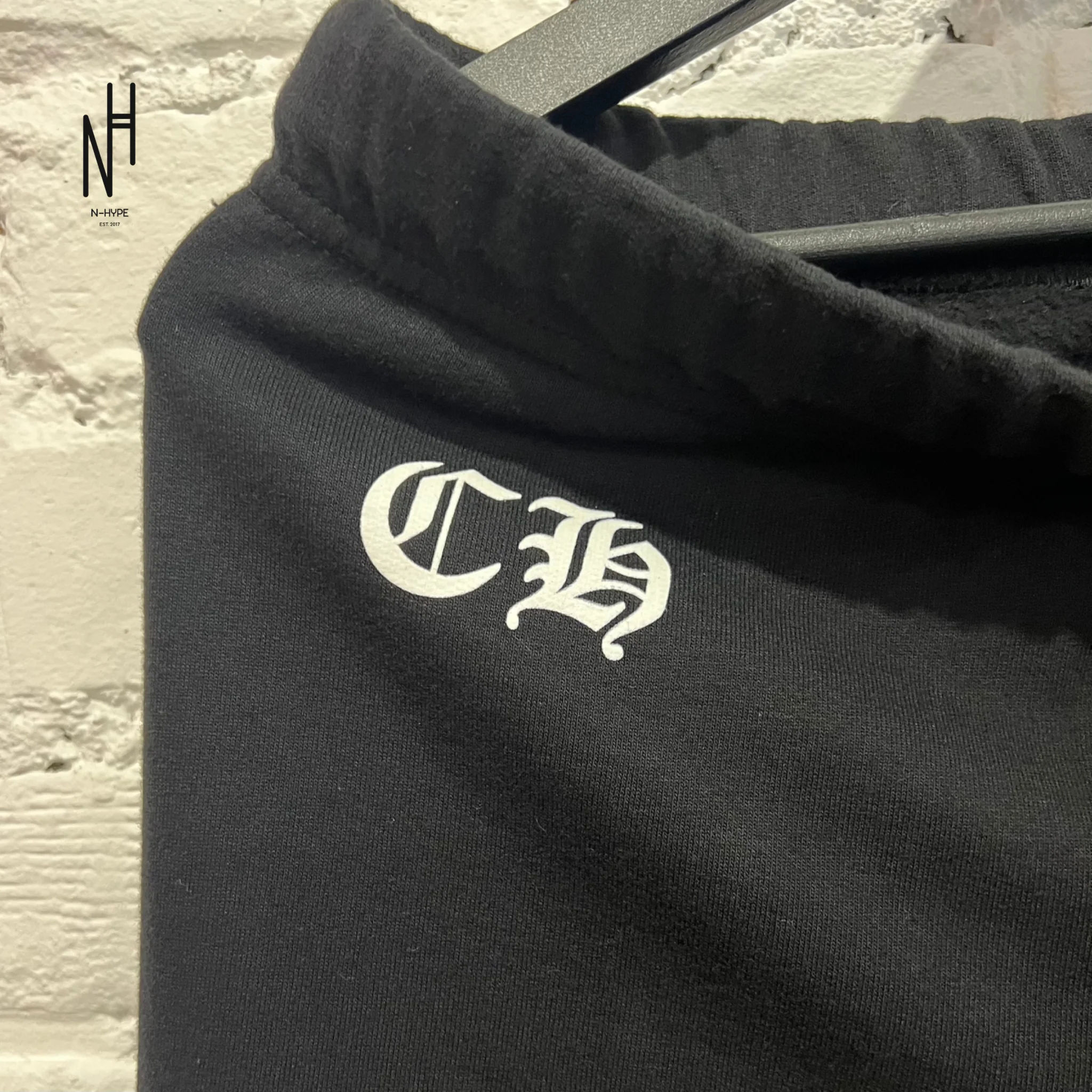 Chrome Hearts Made in Hollywod Black Sweatpants - Image 4
