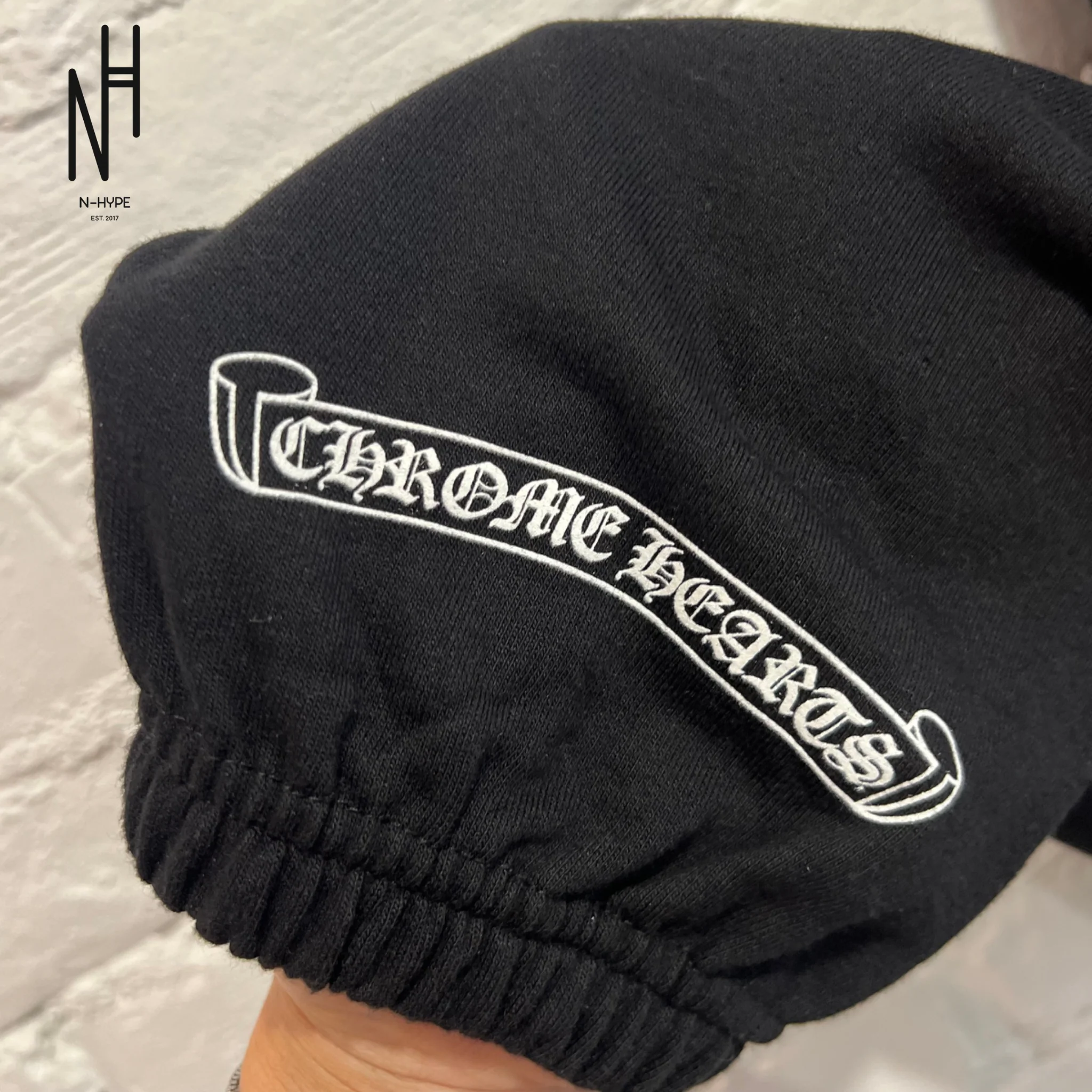 Chrome Hearts Made in Hollywod Black Sweatpants - Image 5