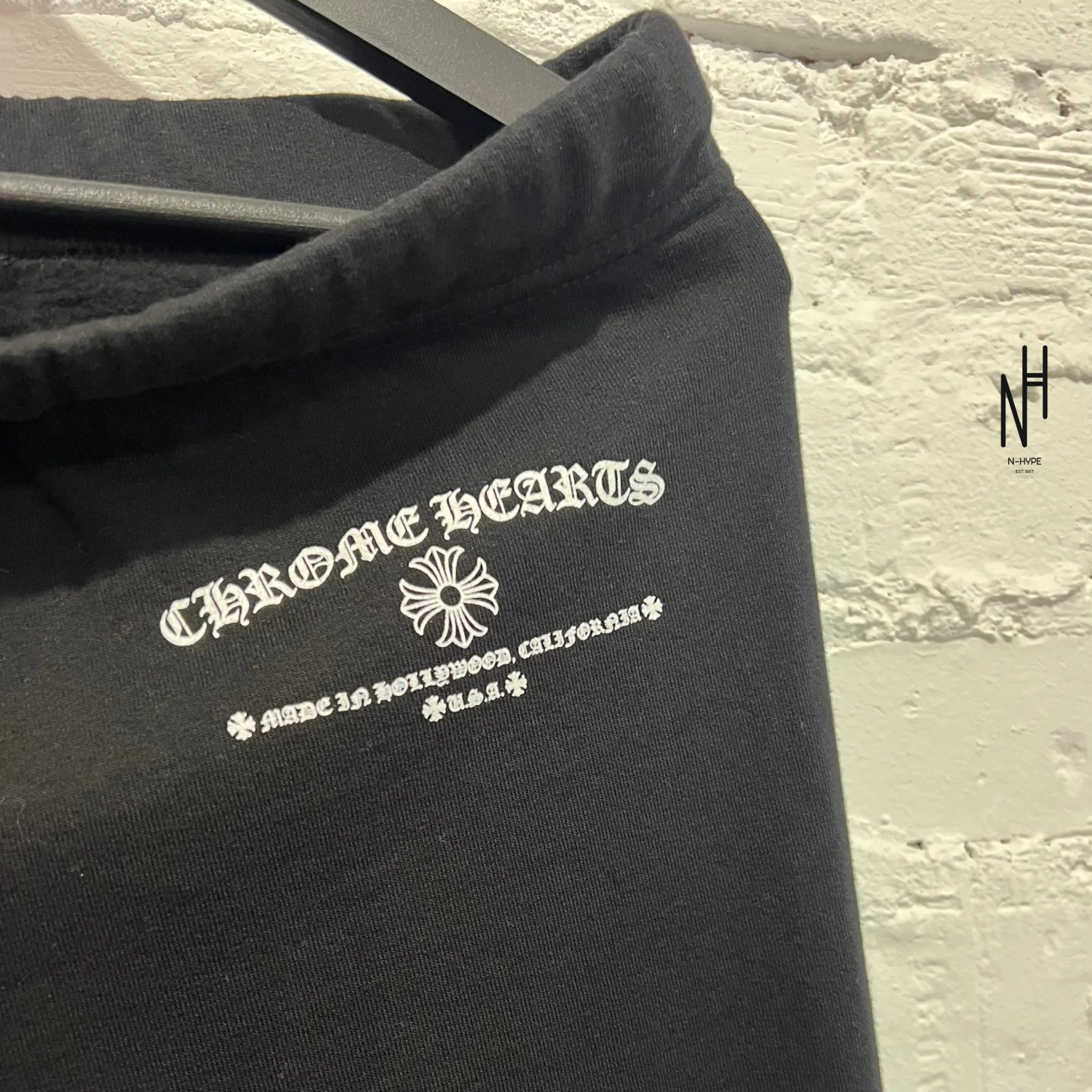 Chrome Hearts Made in Hollywod Black Sweatpants - Image 7