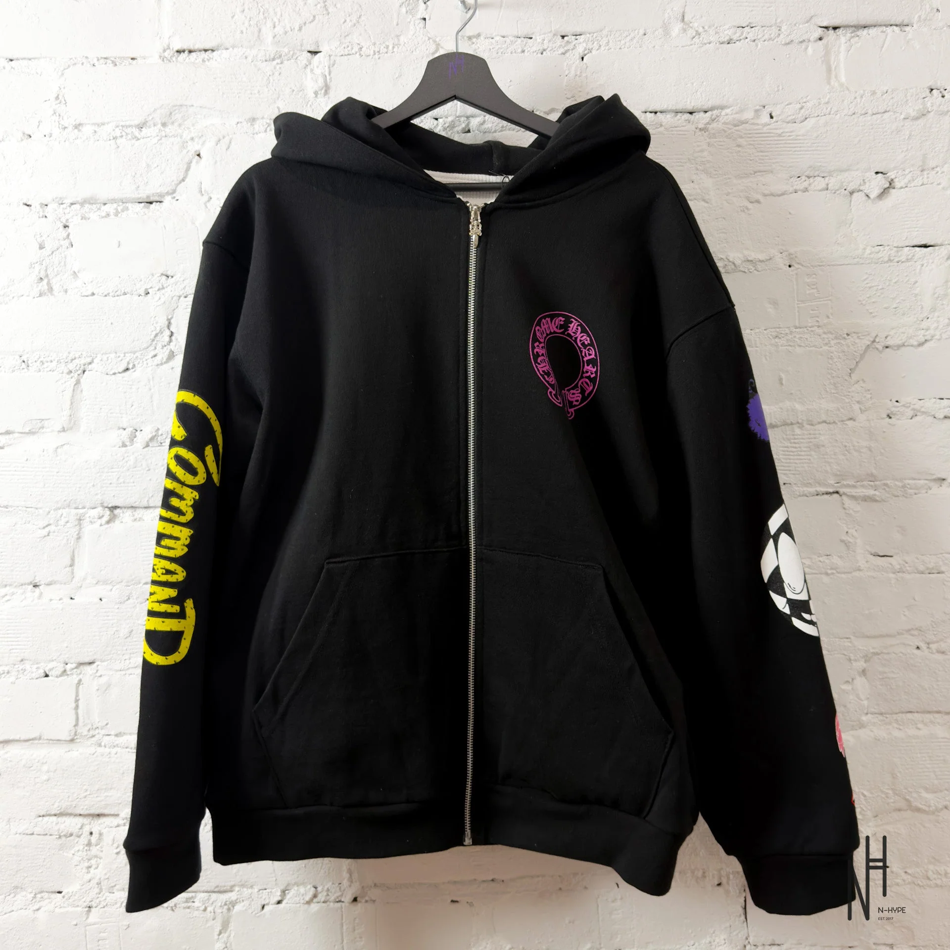 Chrome Hearts Matty Boy Black Zip Hoodie