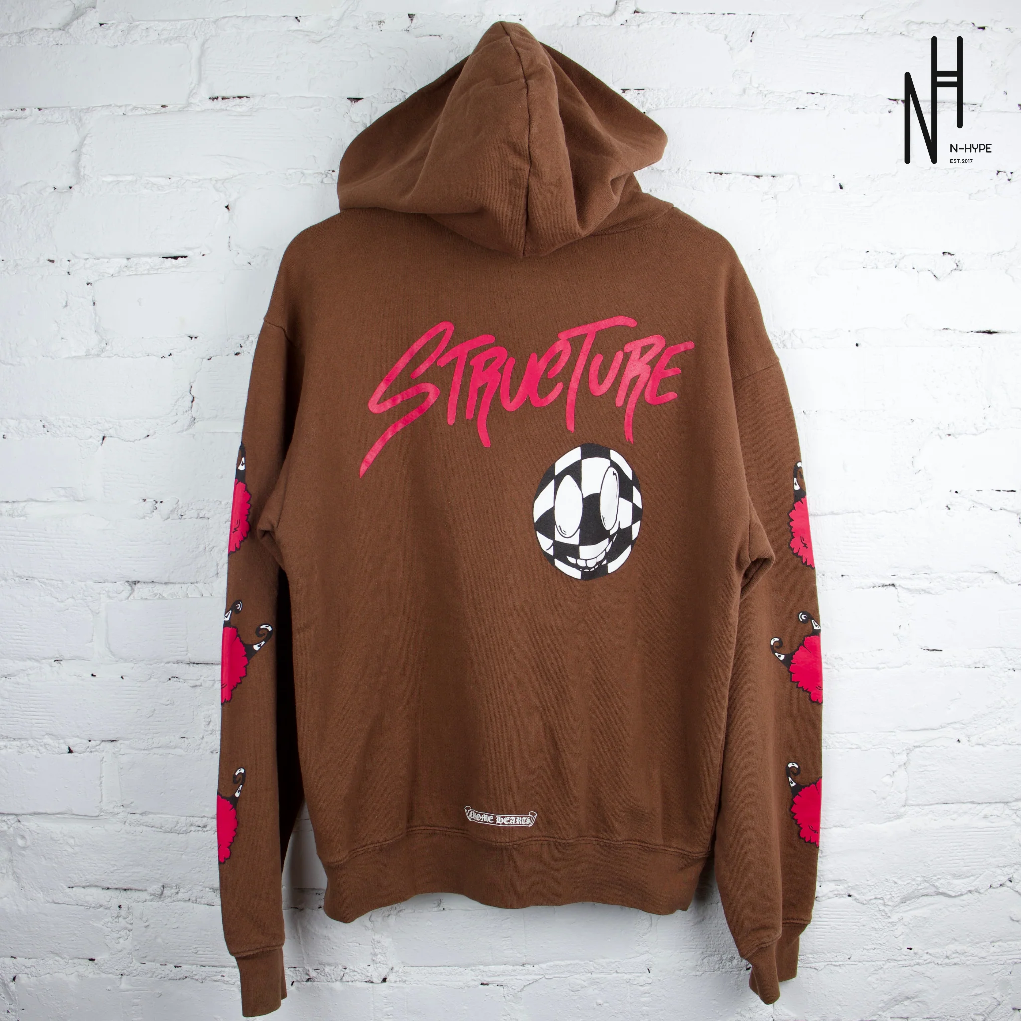 Chrome Hearts Matty Boy Brown Structure Hoodie - Image 2