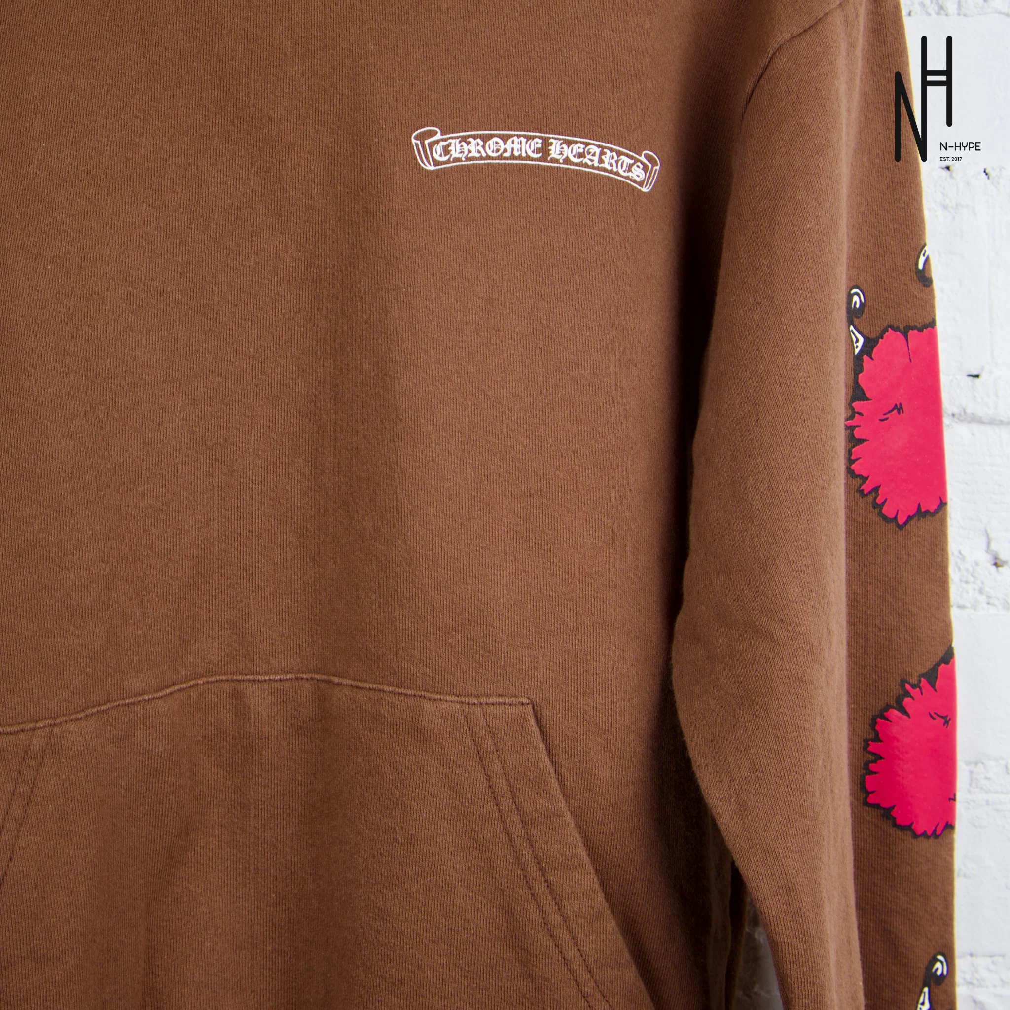 Chrome Hearts Matty Boy Brown Structure Hoodie - Image 3
