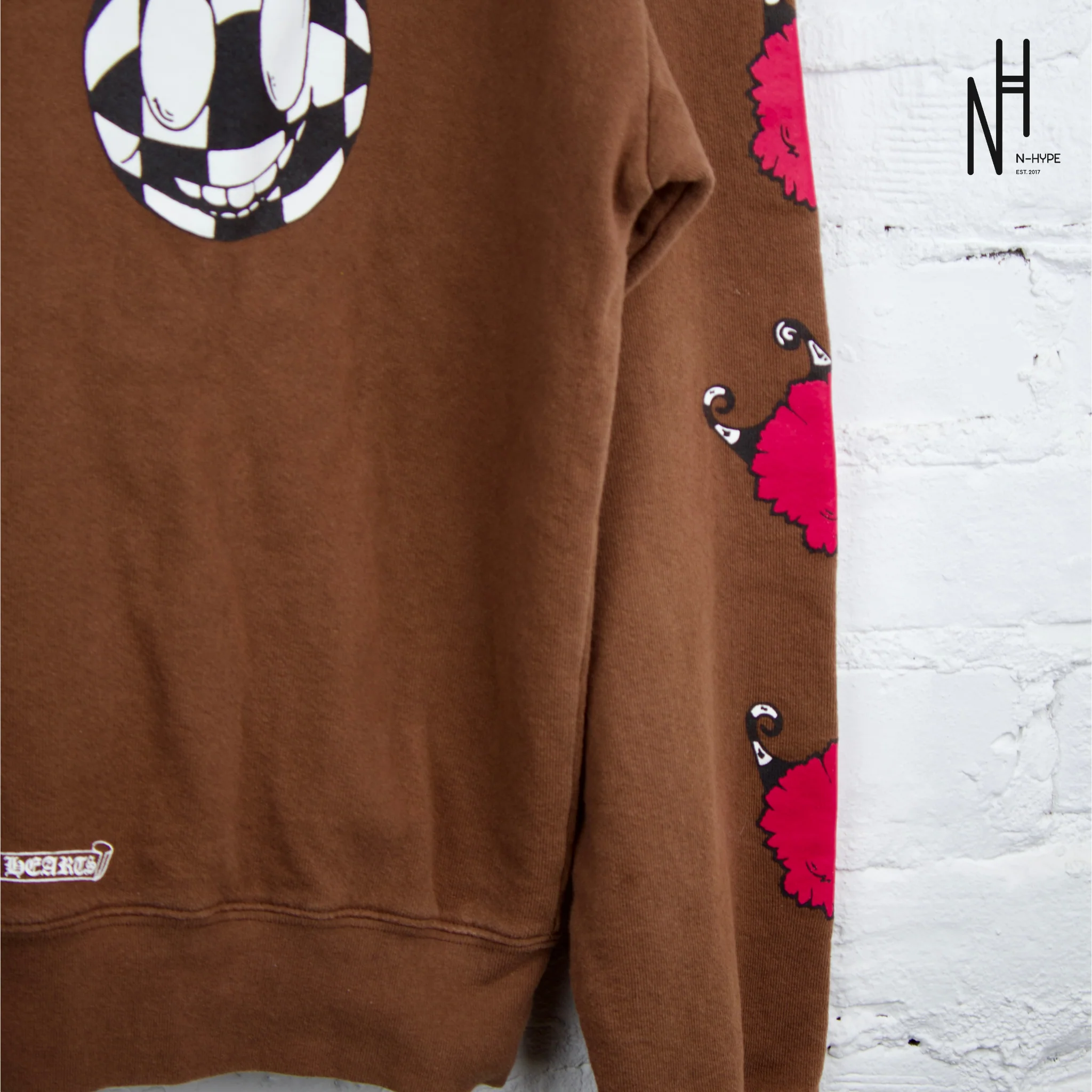 Chrome Hearts Matty Boy Brown Structure Hoodie - Image 4
