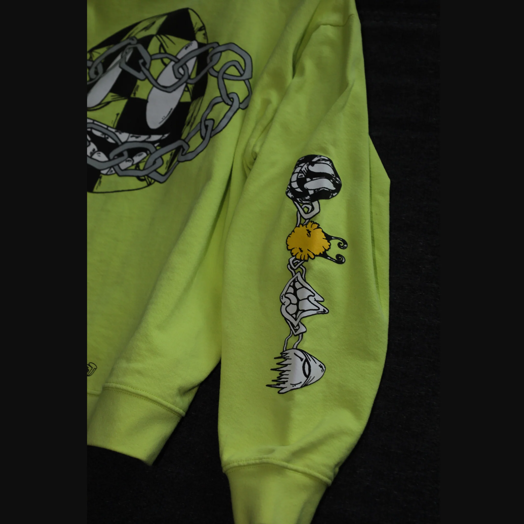 Chrome Hearts Matty Boy Green Chainlink Sweater - Image 4