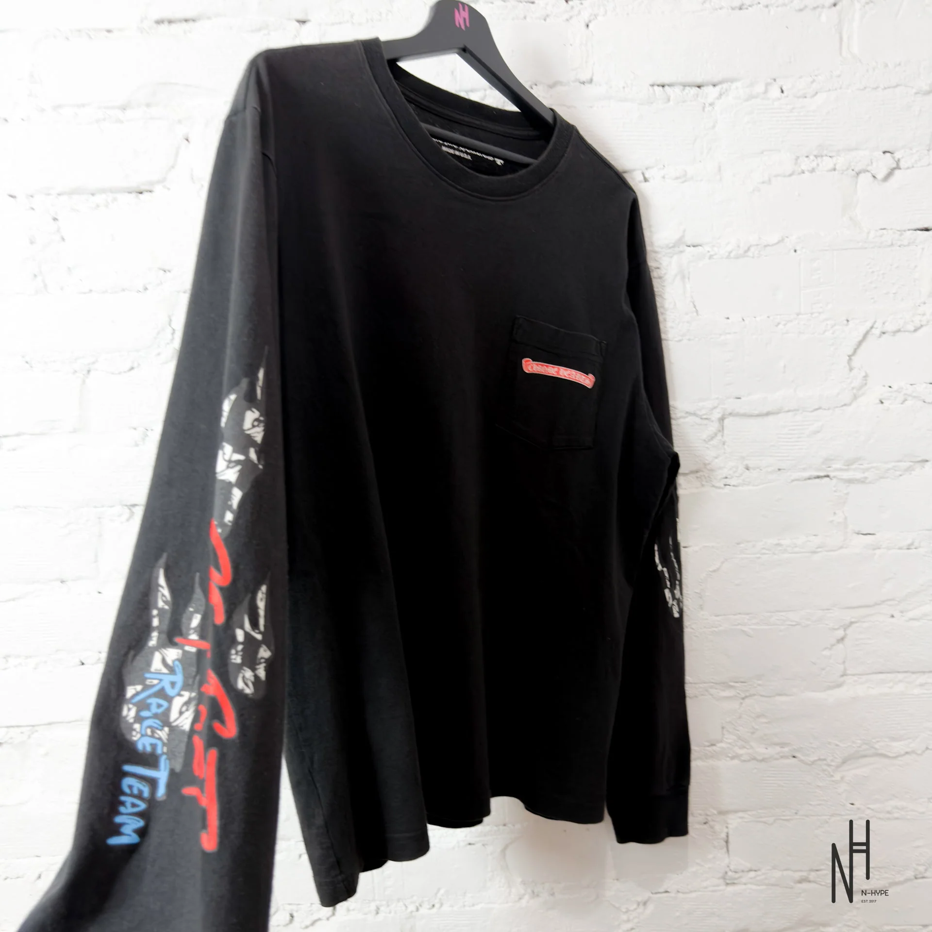 Chrome Hearts Matty Boy Stay Fast Long Sleeve Black - Image 2