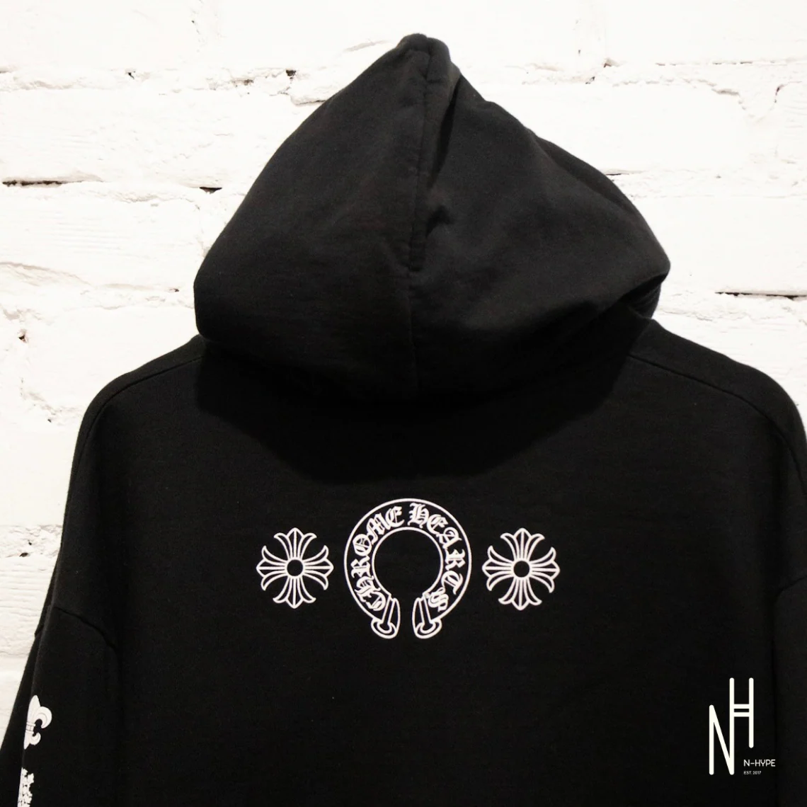 Chrome Hearts Multi Logo Hoodie Black - Image 4