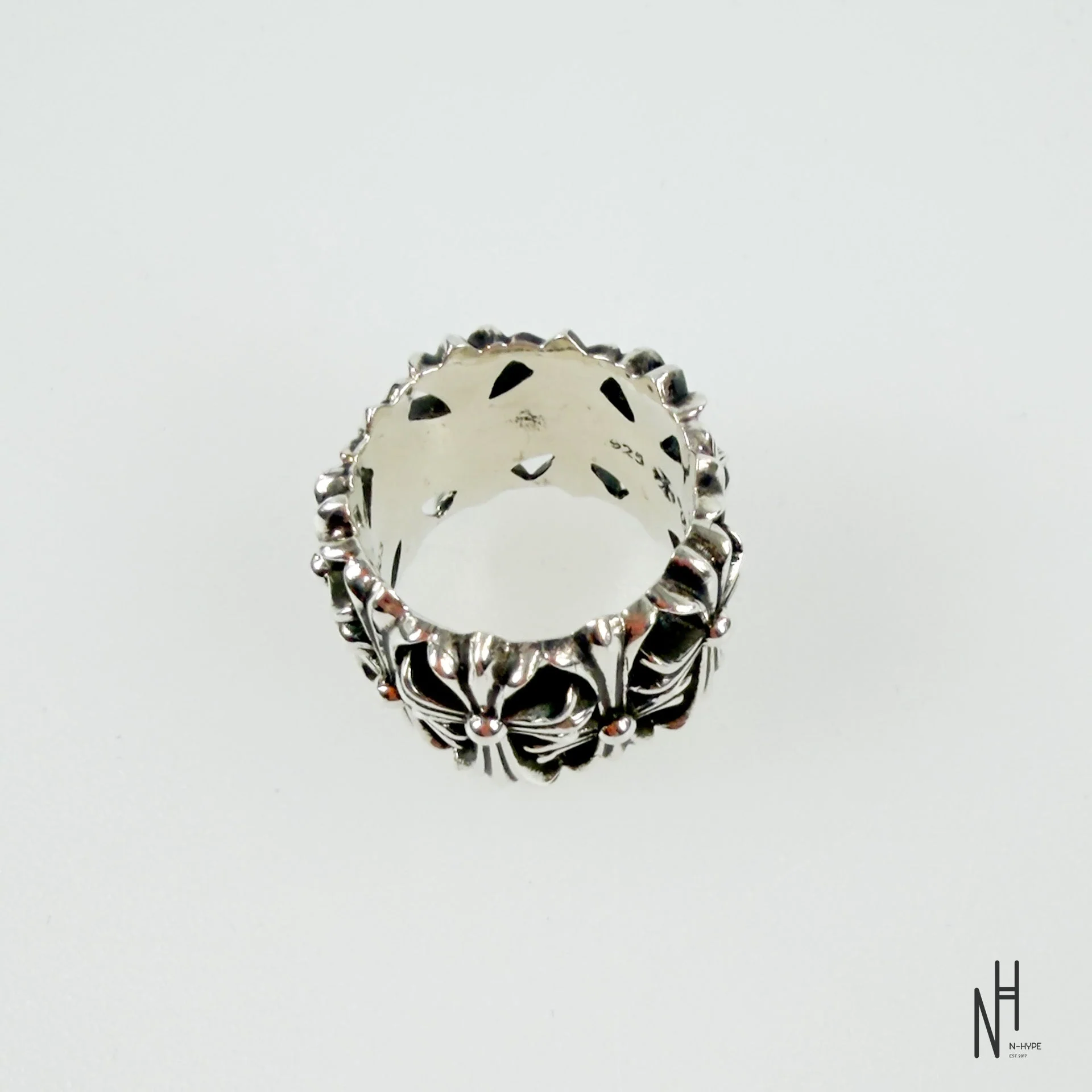 Chrome Hearts MultiCross Silver Ring - Image 5
