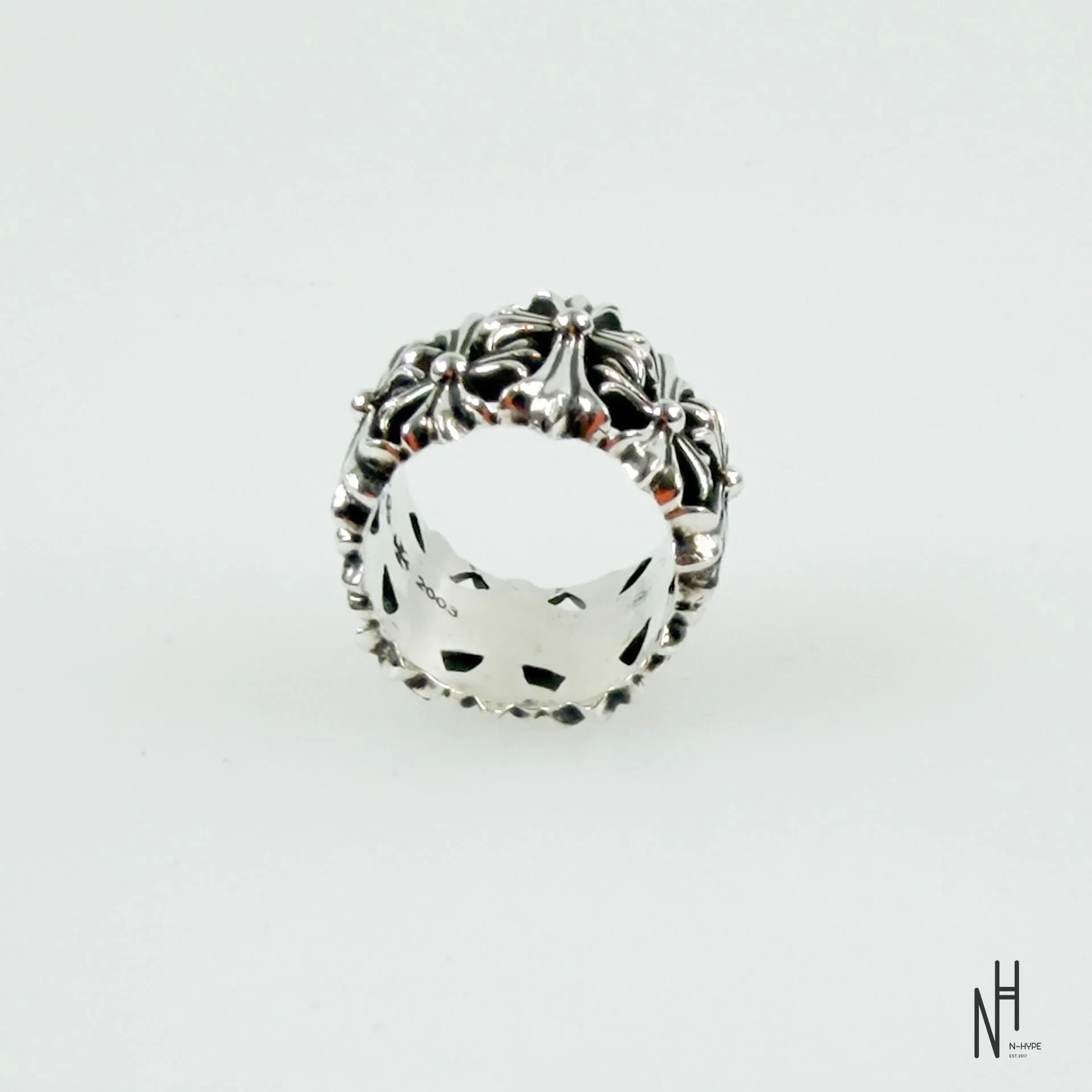 Chrome Hearts MultiCross Silver Ring - Image 6