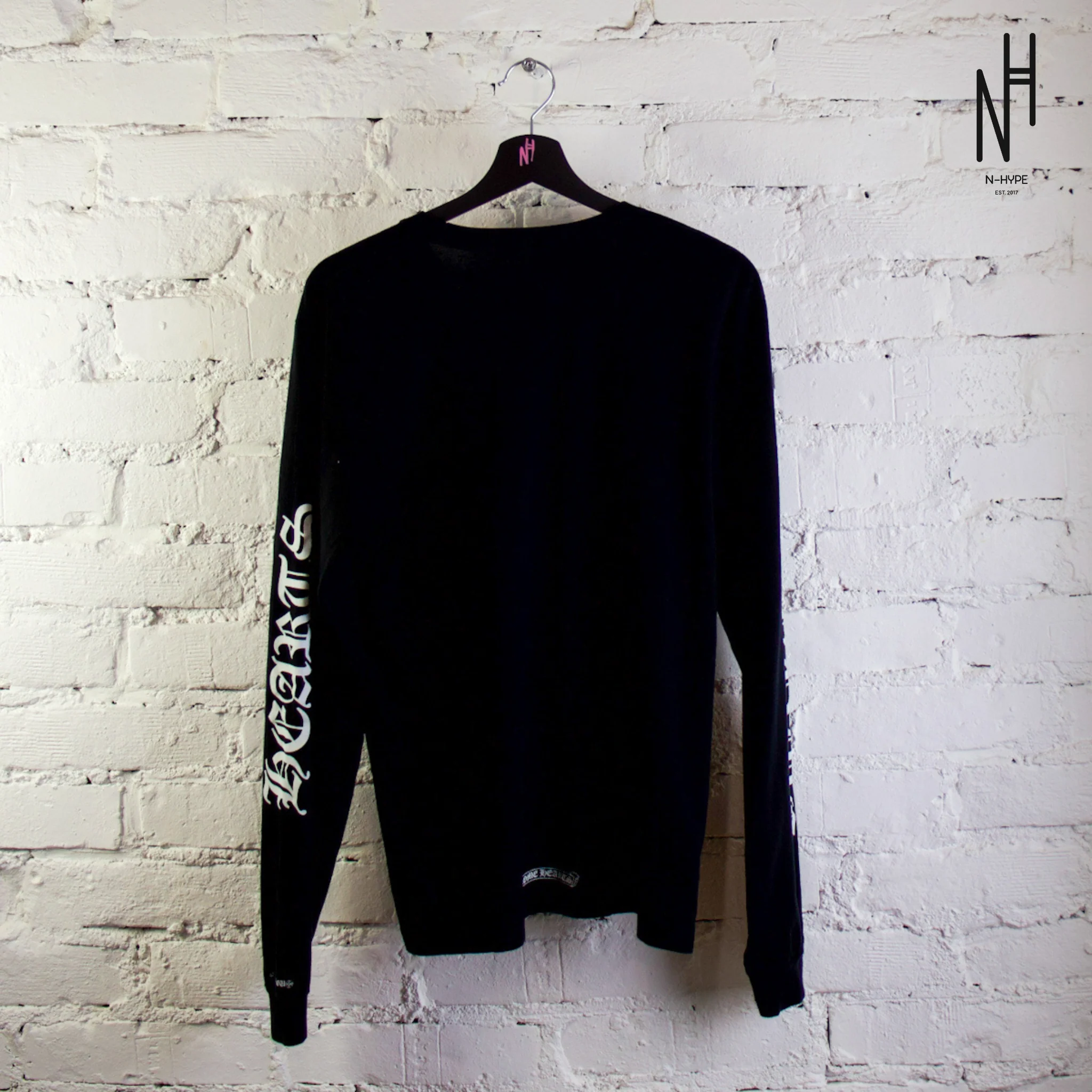Chrome Hearts Neck Logo Long Sleeve Black - Image 2