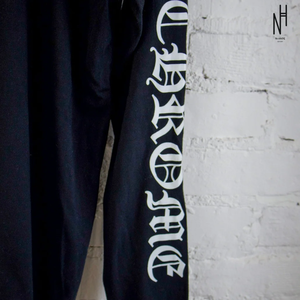Chrome Hearts Neck Logo Long Sleeve Black - Image 4