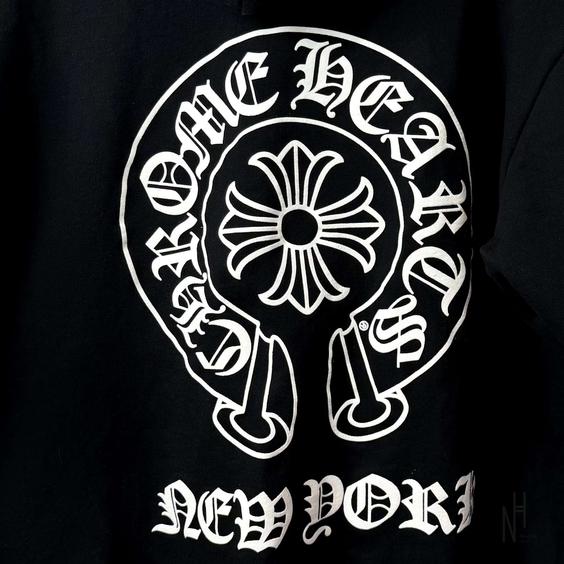 Chrome Hearts New York Logo Hoodie Black - Image 3