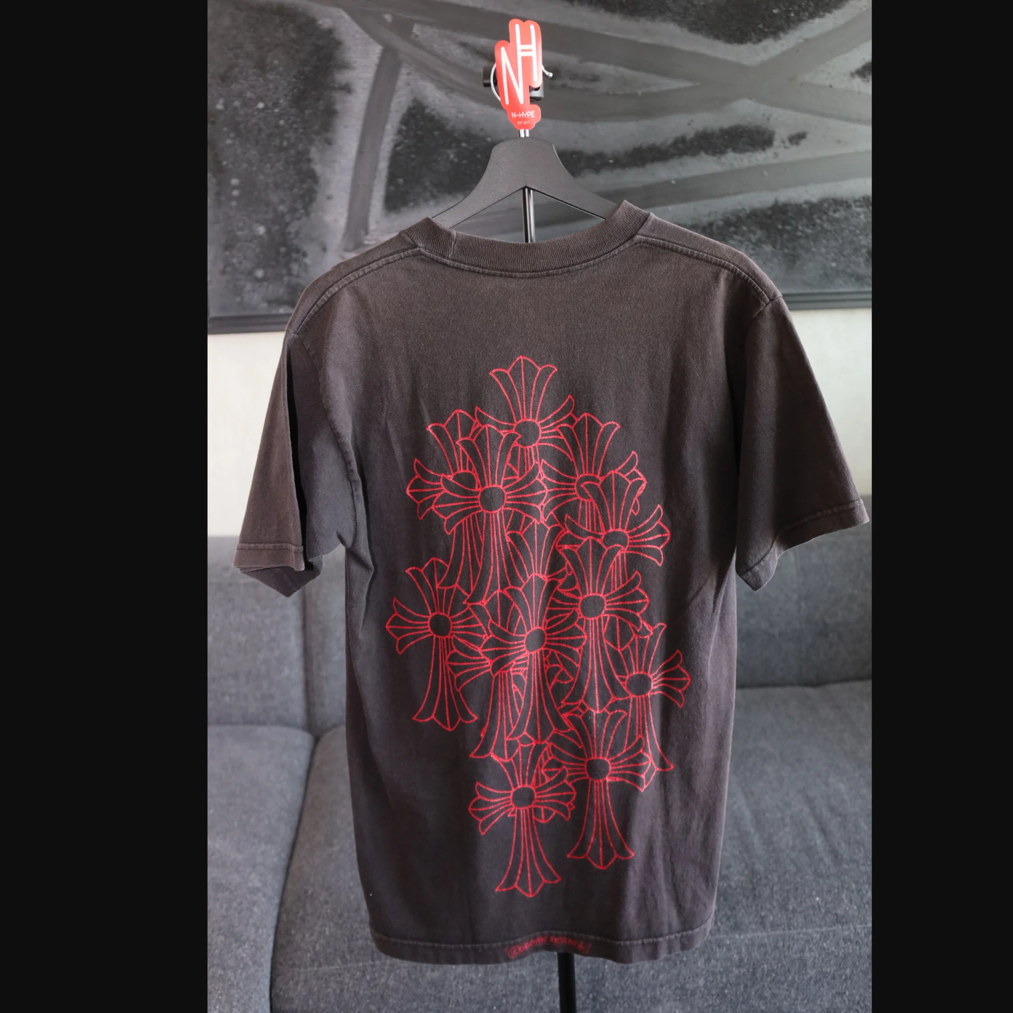 Chrome Hearts Red Dagger Pocket T-Shirt - Image 2