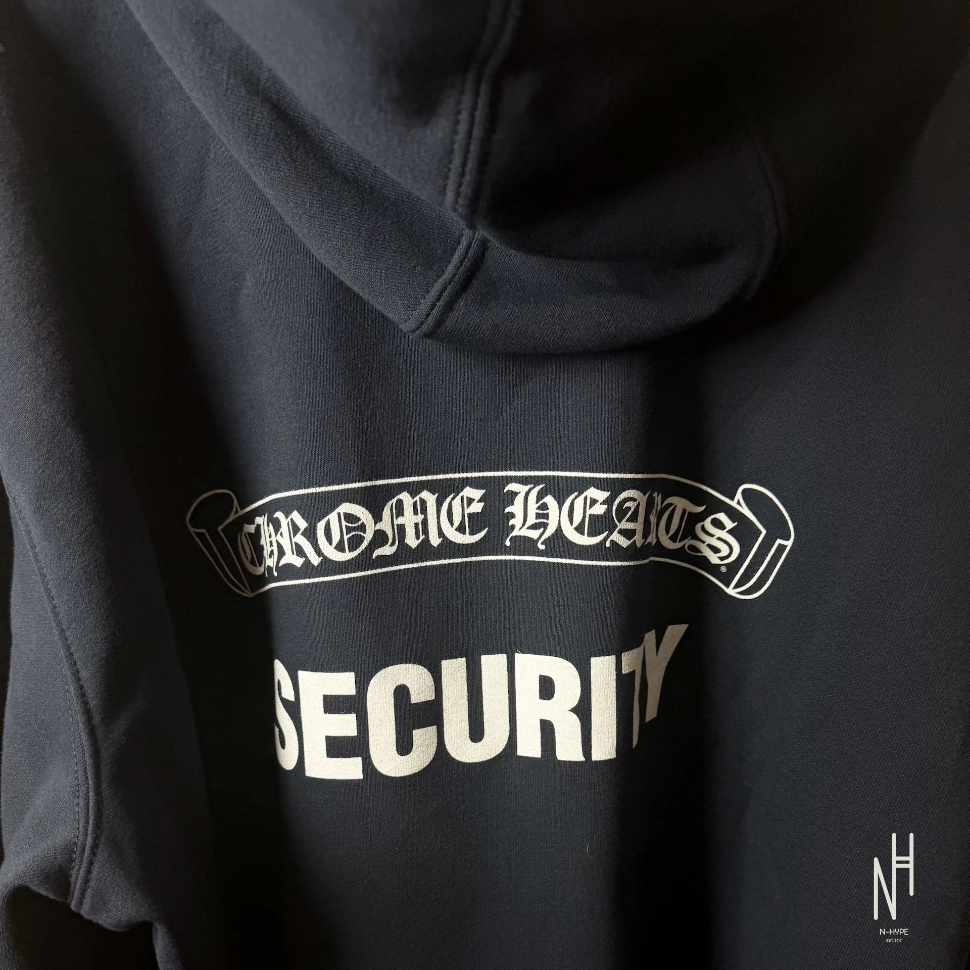 Chrome Hearts Security Hoodie Navy - Image 3