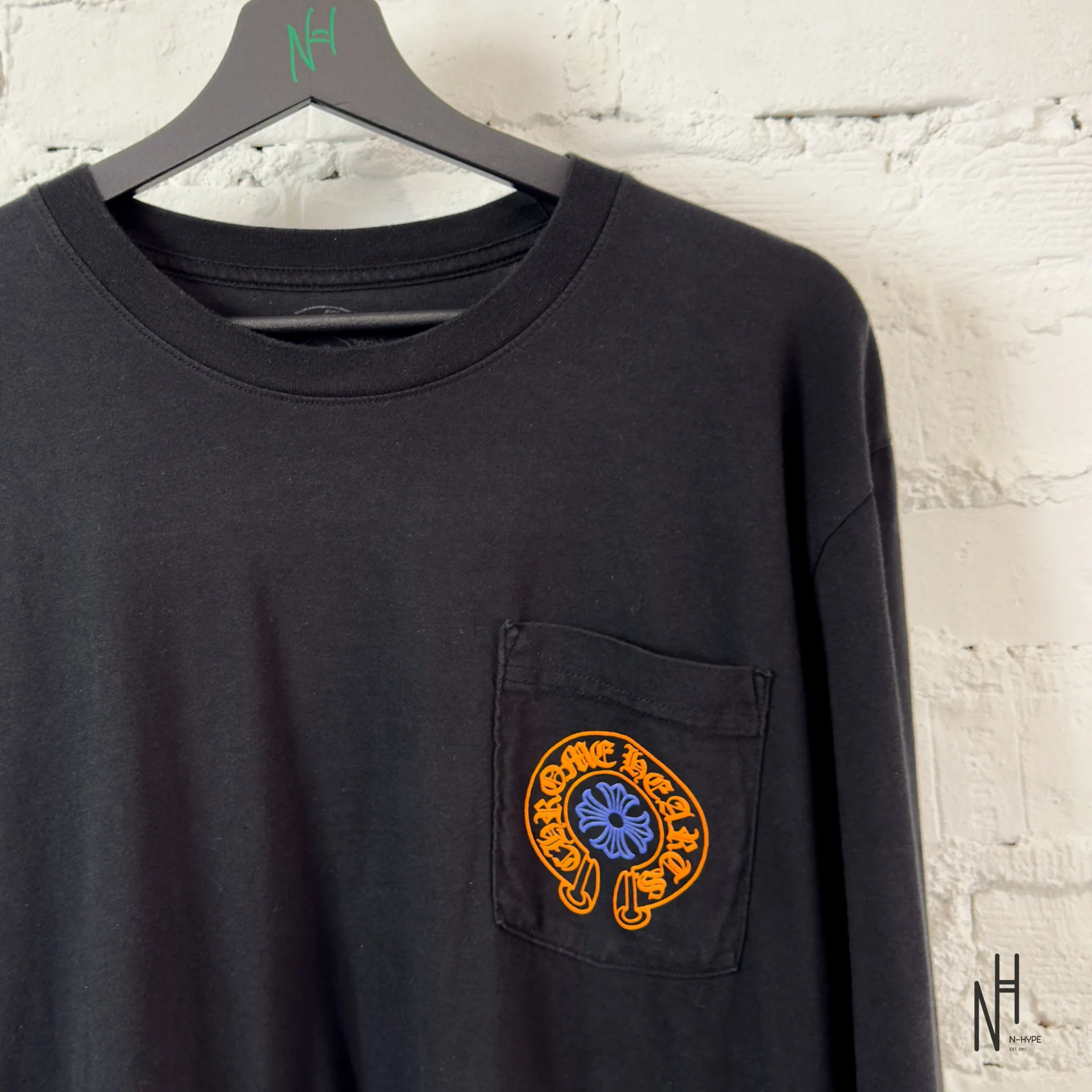Chrome Hearts STAFF Shirt Long Sleeve Black - Image 2