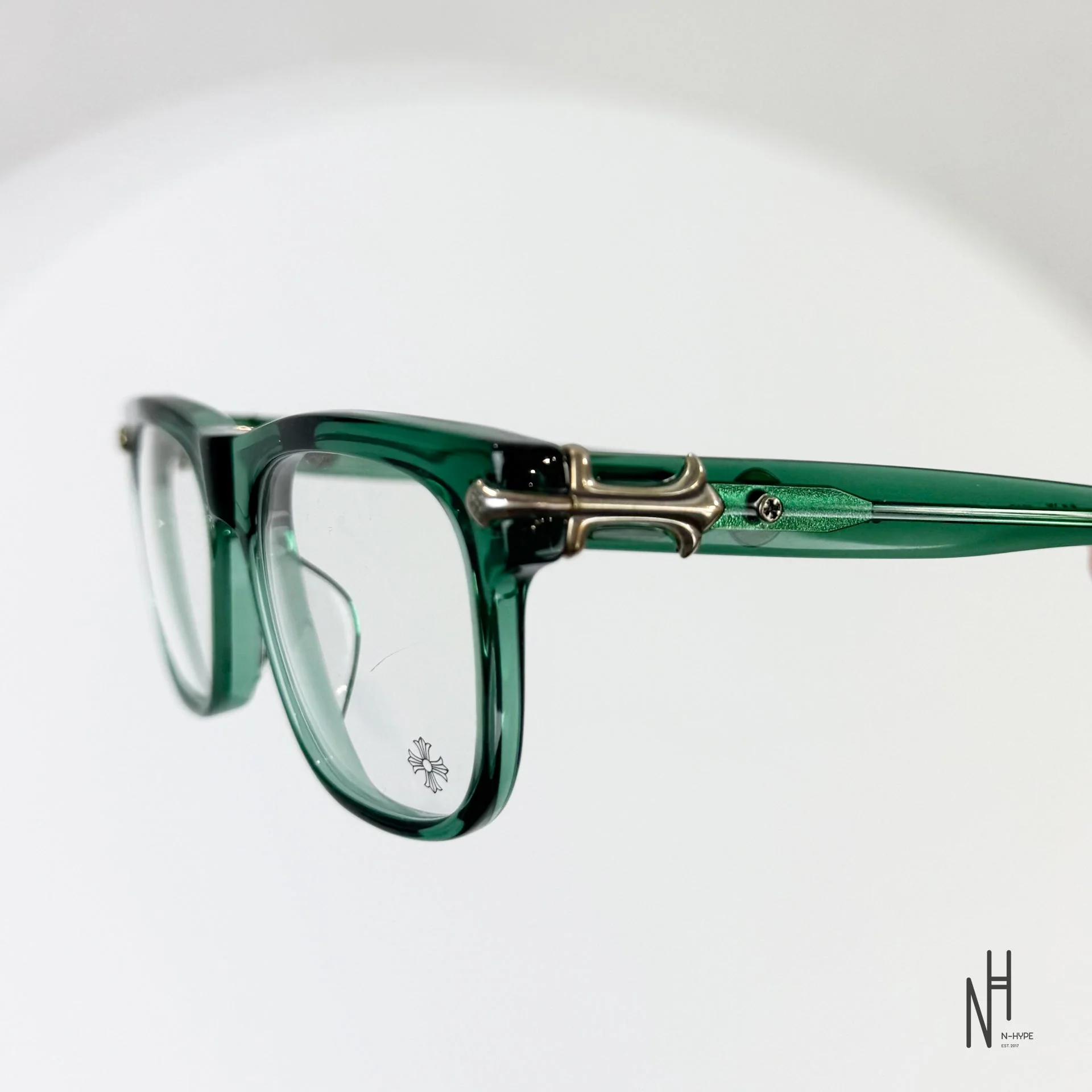 Chrome Hearts Sunglasses / Green / Silver - Image 2