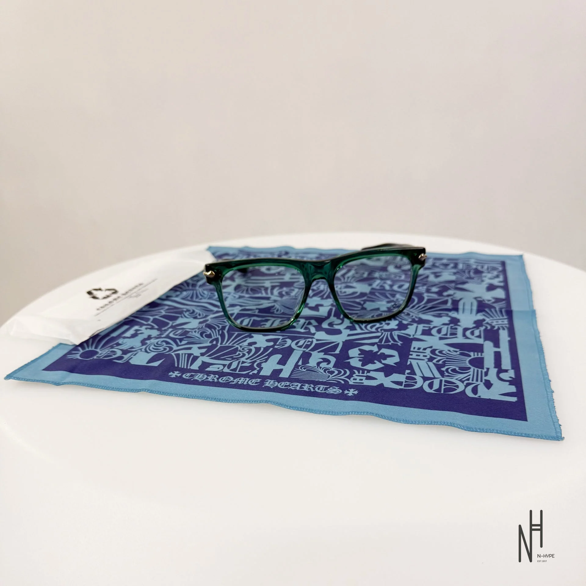 Chrome Hearts Sunglasses / Green / Silver - Image 6