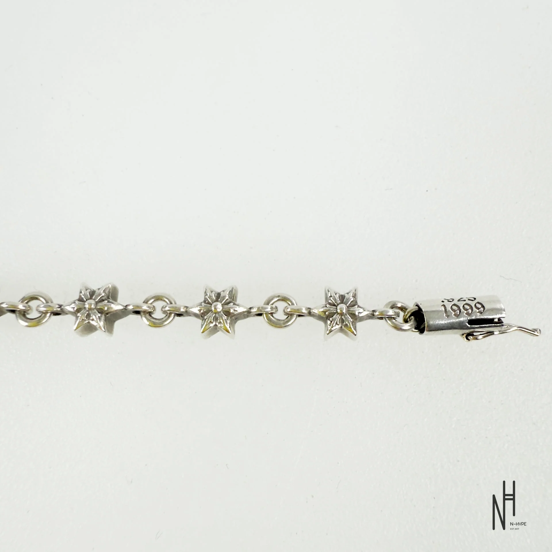 Chrome Hearts Tiny Star 11 Link Bracelet - Image 4