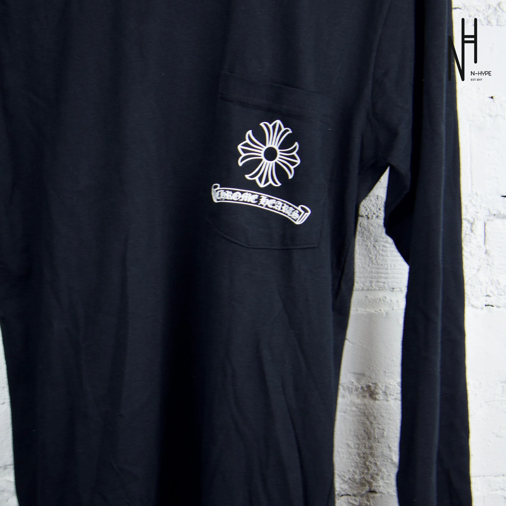 Chrome Hearts USA Dagger Black Longsleve Tshirt - Image 3