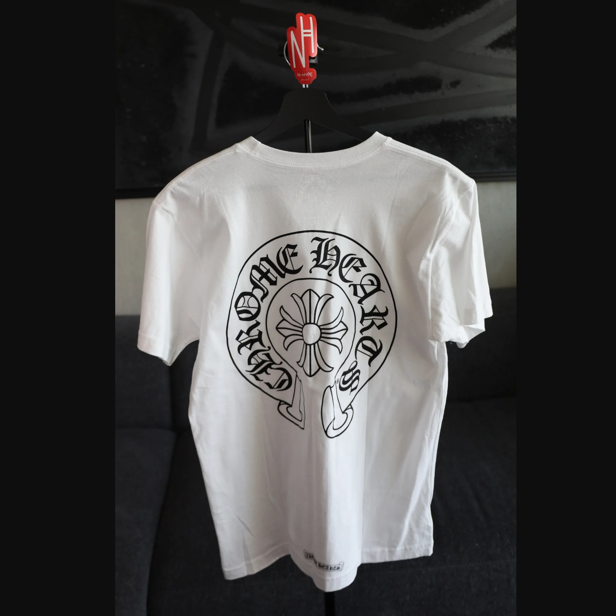 Chrome Hearts White Cross Logo Pocket Tee - Image 2