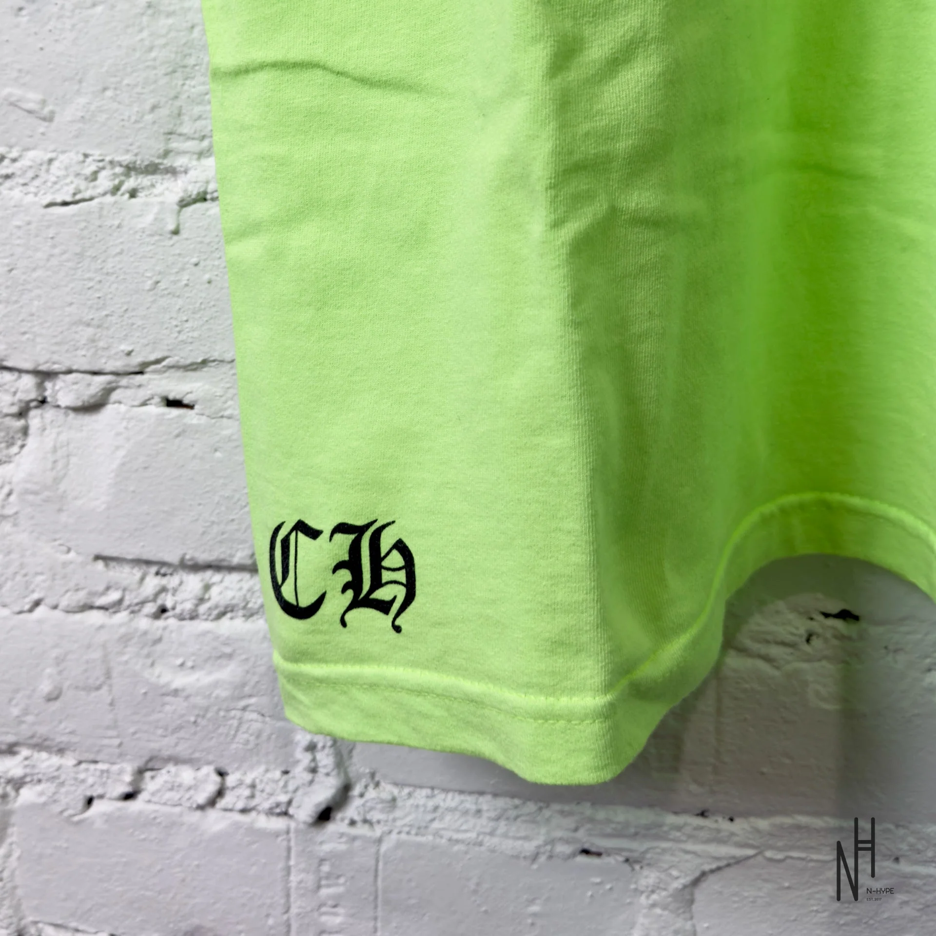Chrome Hearts x Off-White Lime Tee - Image 3
