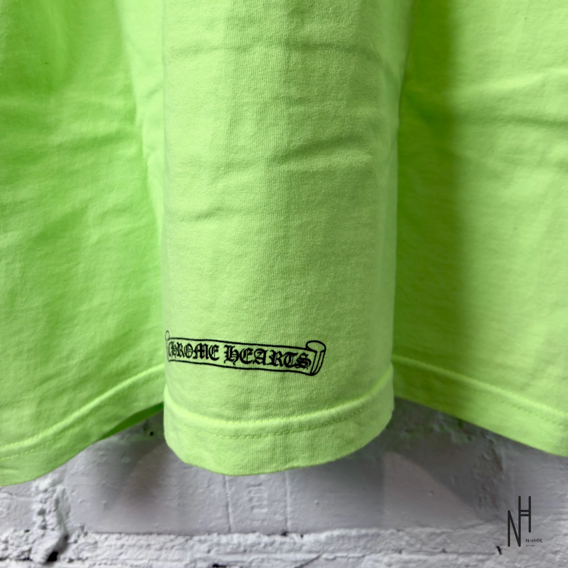 Chrome Hearts x Off-White Lime Tee - Image 5