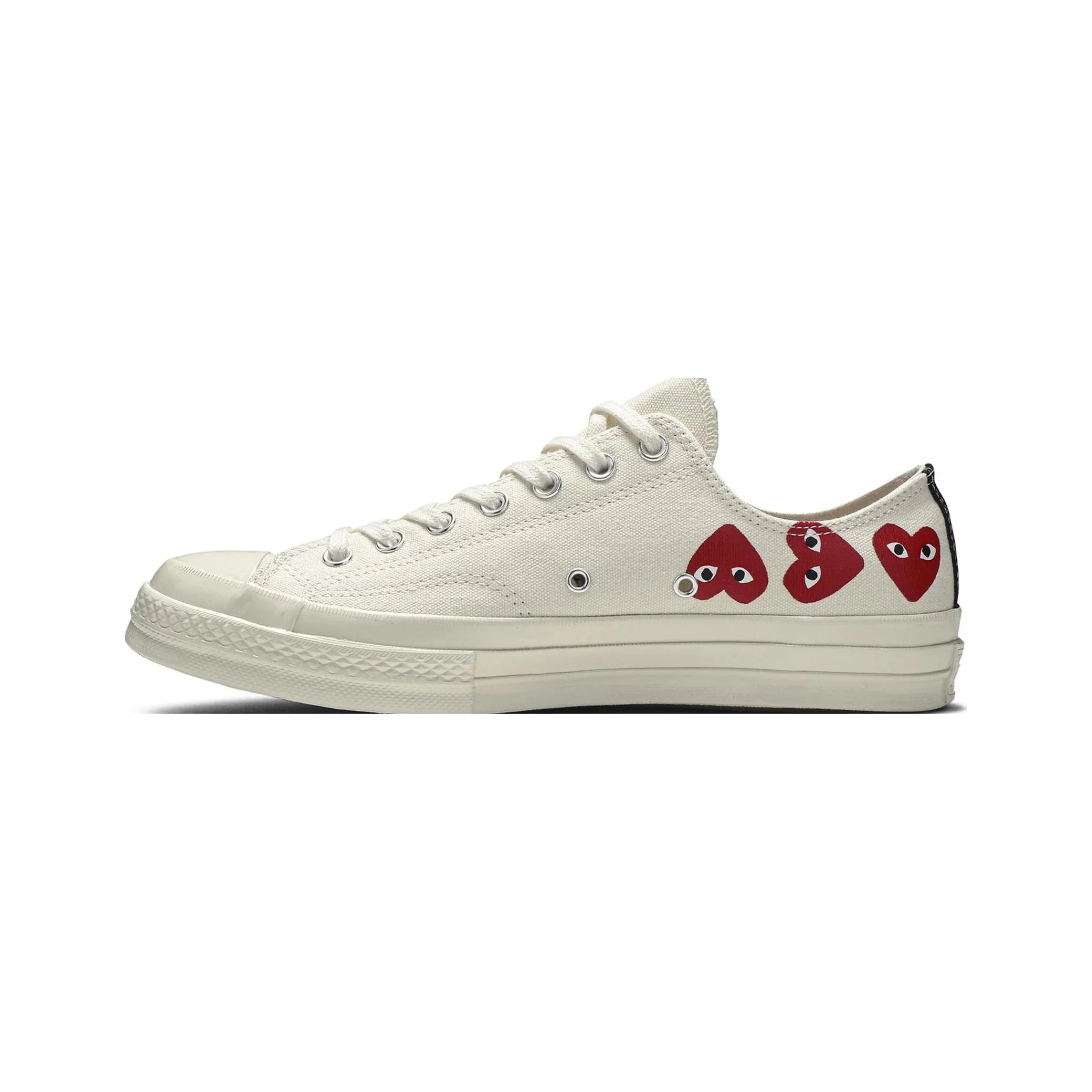 Converse Chuck Taylor All Star 70 Ox Comme des Garcons PLAY Multi-Heart White - Image 2