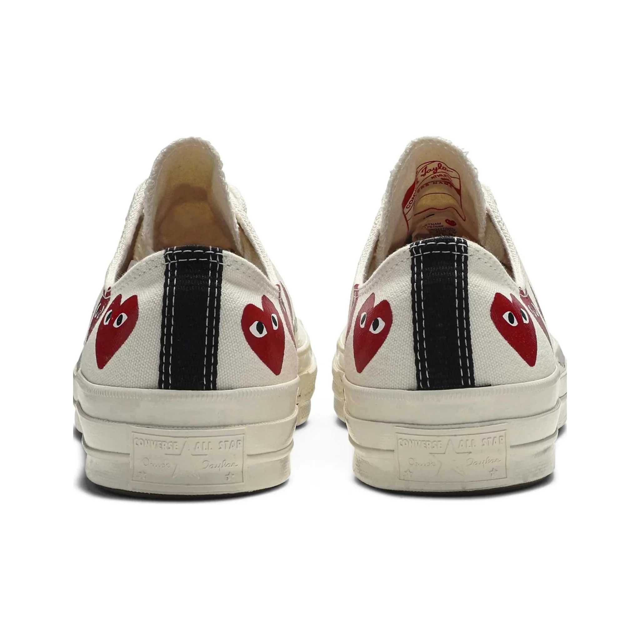 Converse Chuck Taylor All Star 70 Ox Comme des Garcons PLAY Multi-Heart White - Image 3