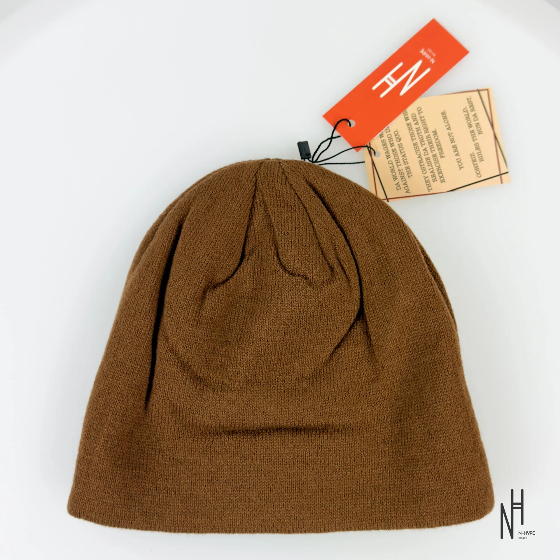 Corteiz Alcatraz Beanie Brown - Image 2
