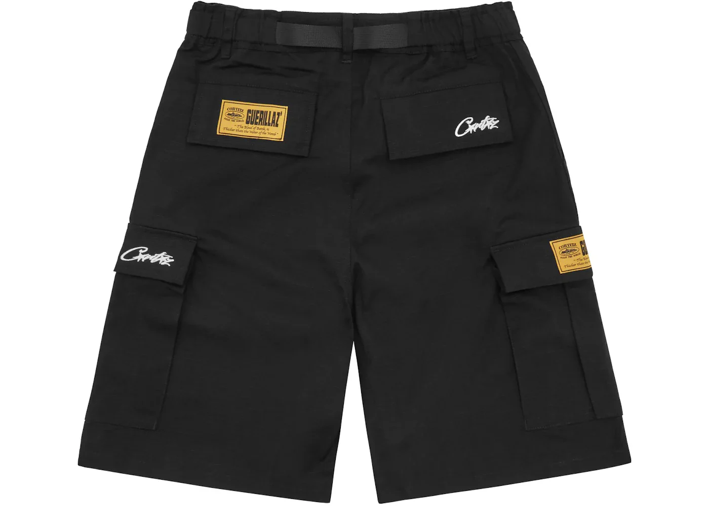 Corteiz Alcatraz Cargo Shorts Black - Image 2