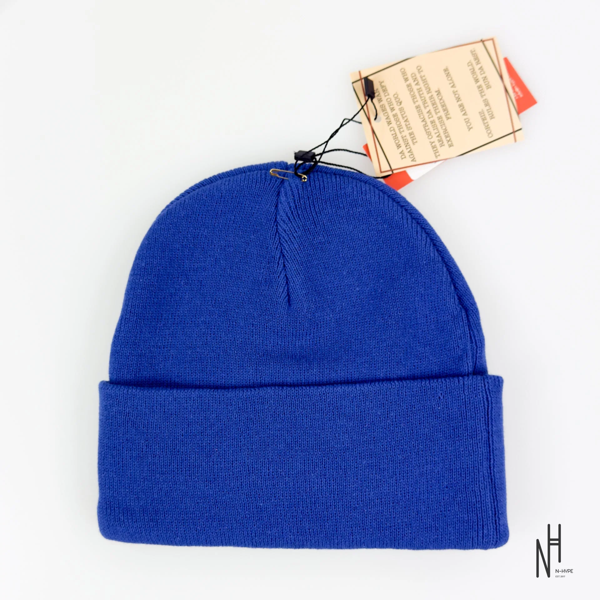 Corteiz Allstarz Folded Beanie Blue - Image 2