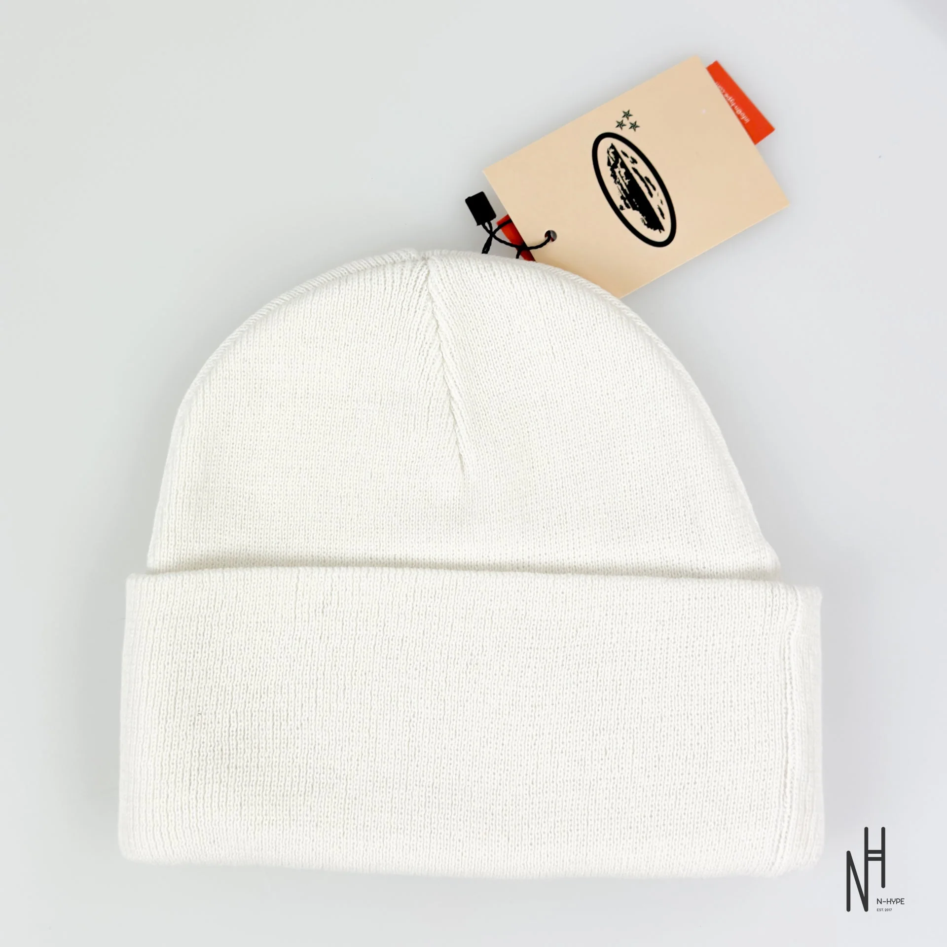 Corteiz Allstarz Folded Beanie White - Image 3