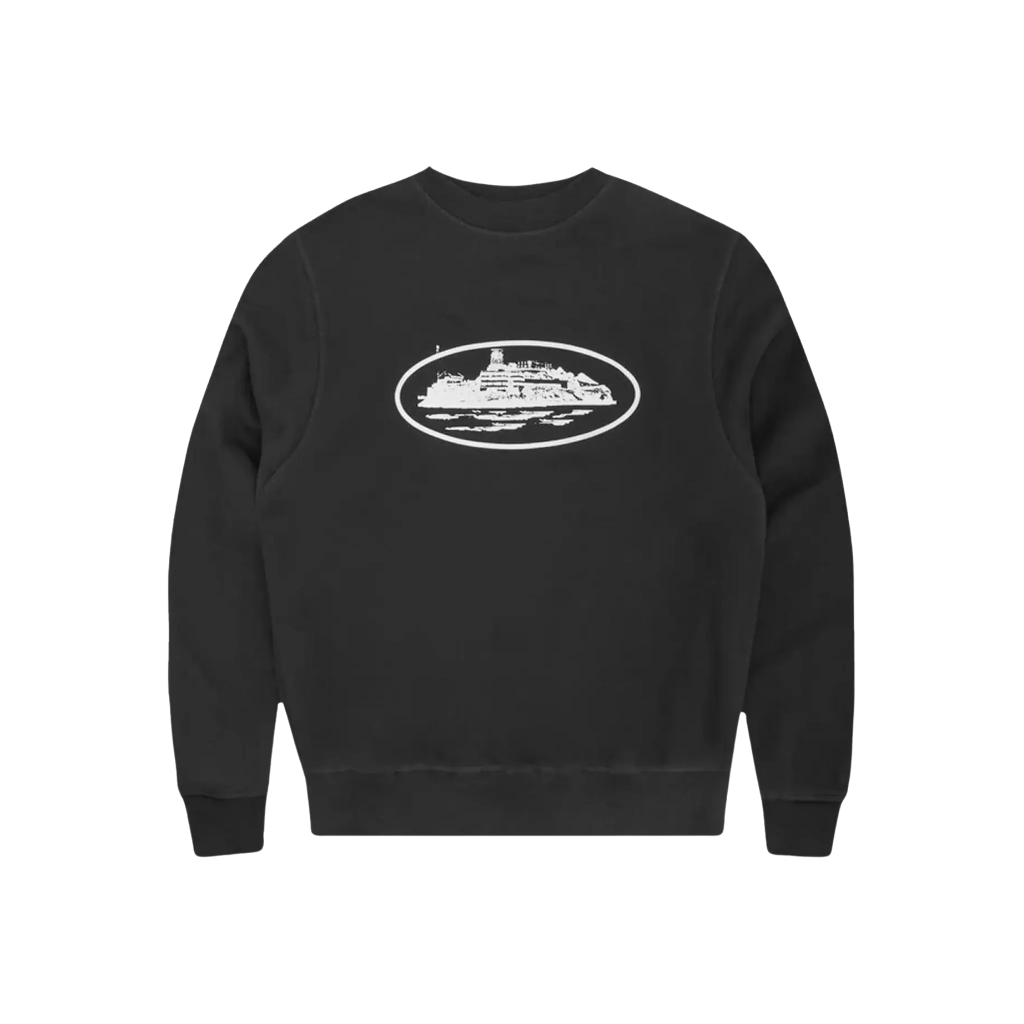 Corteiz OG Alcatraz Sweatshirt Black/White