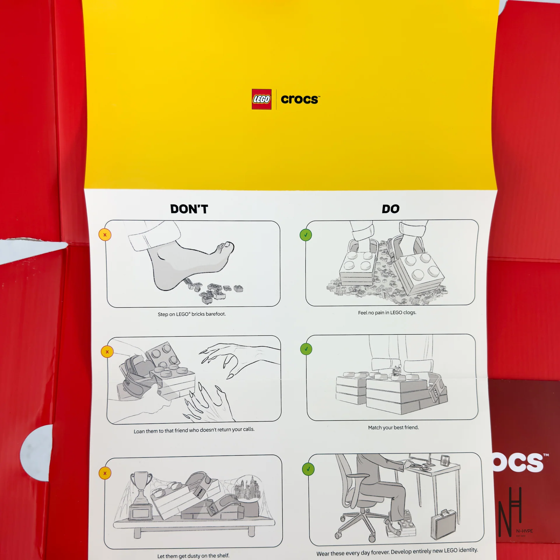 Crocs Brick Clog LEGO Red - Image 12