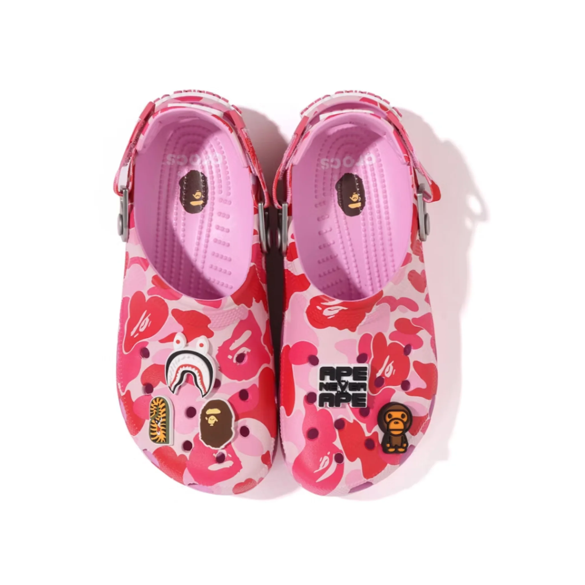 Crocs Classic Clog A Bathing Ape ABC Camo Pink - Image 2