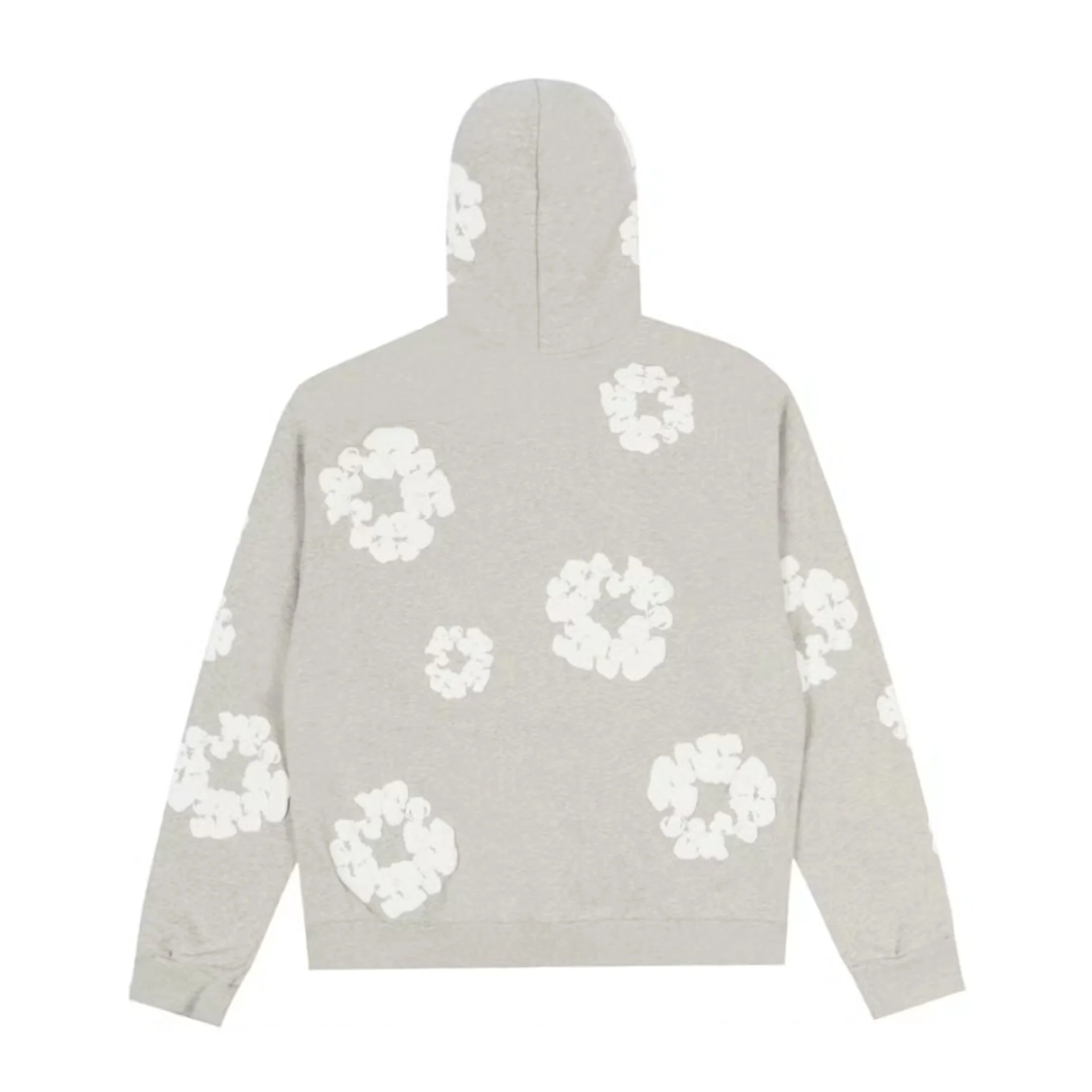 Denim Tears Cotton Wreath Zip Hoodie Grey - Image 2