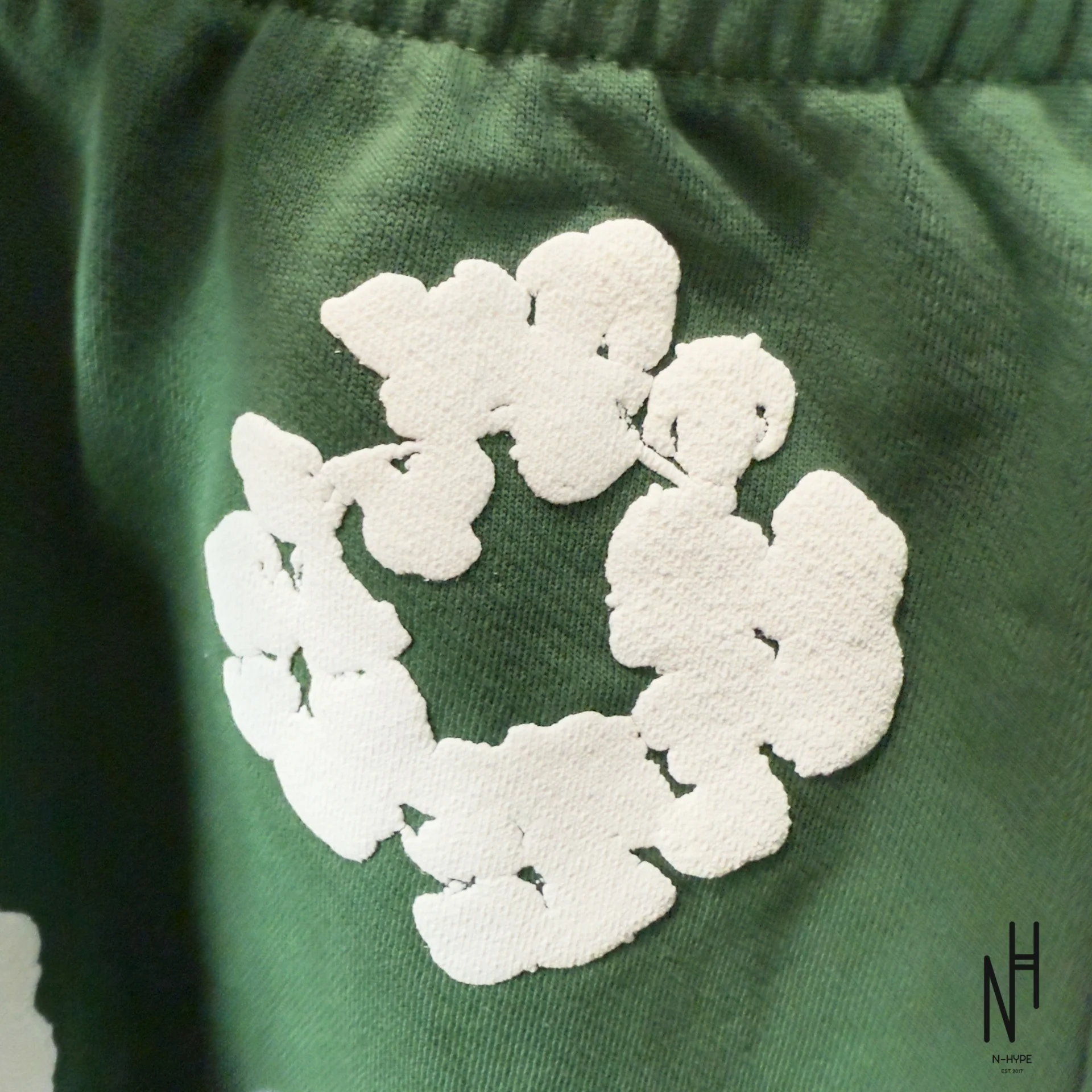 Denim Tears The Cotton Wreath Sweatpants Green - Image 6
