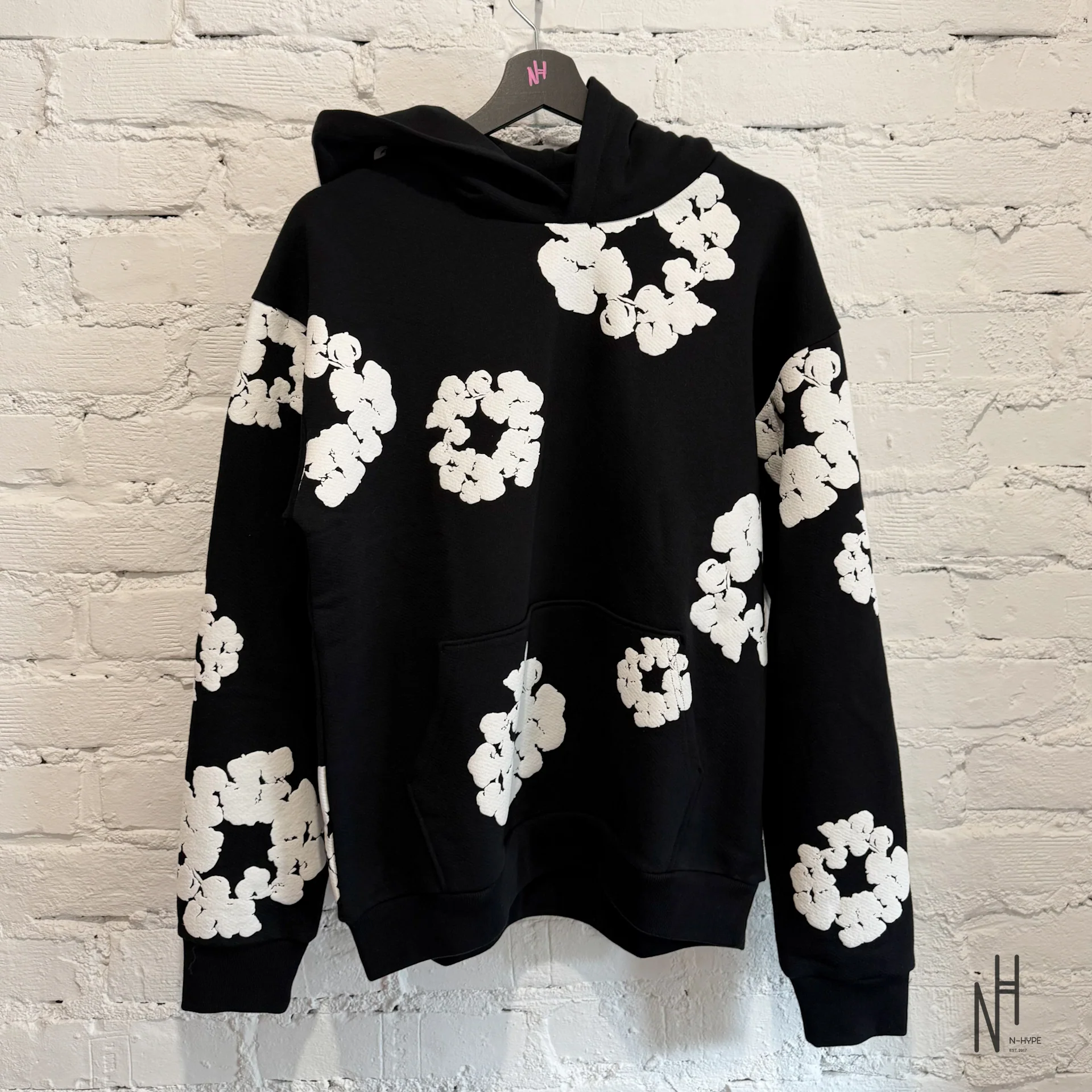 Denim Tears The Cotton Wreath Sweatshirt Black - Image 3