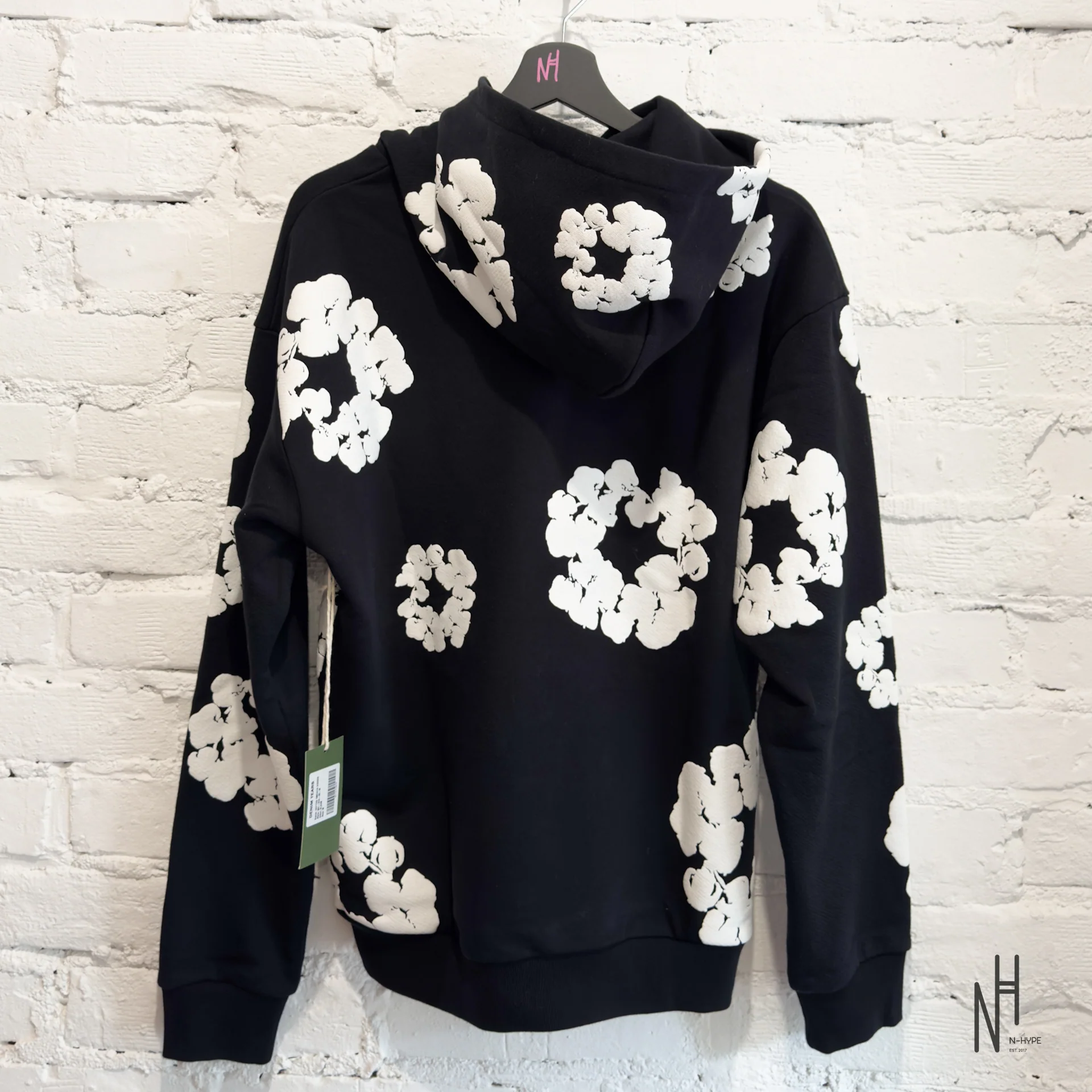 Denim Tears The Cotton Wreath Sweatshirt Black - Image 4