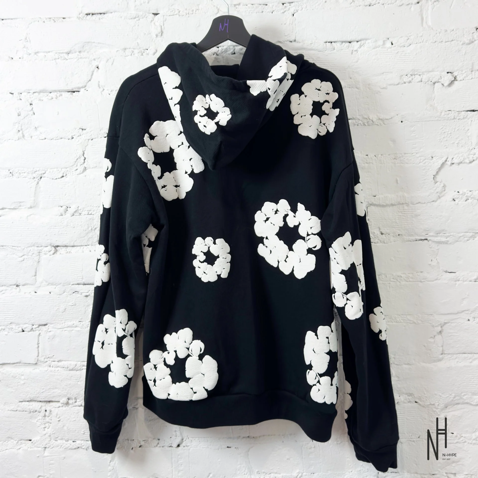 Denim Tears The Cotton Wreath Sweatshirt Black / Used - Image 2
