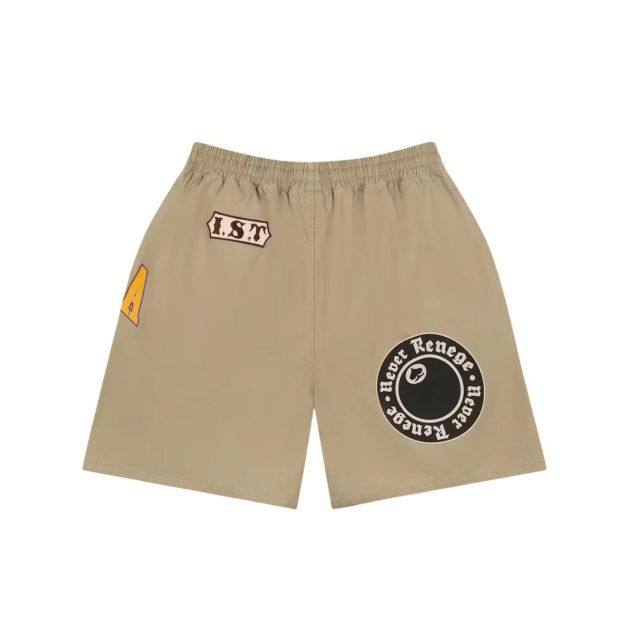 Denim Tears x Stussy Jamaica High Khaki Short Brown - Image 2