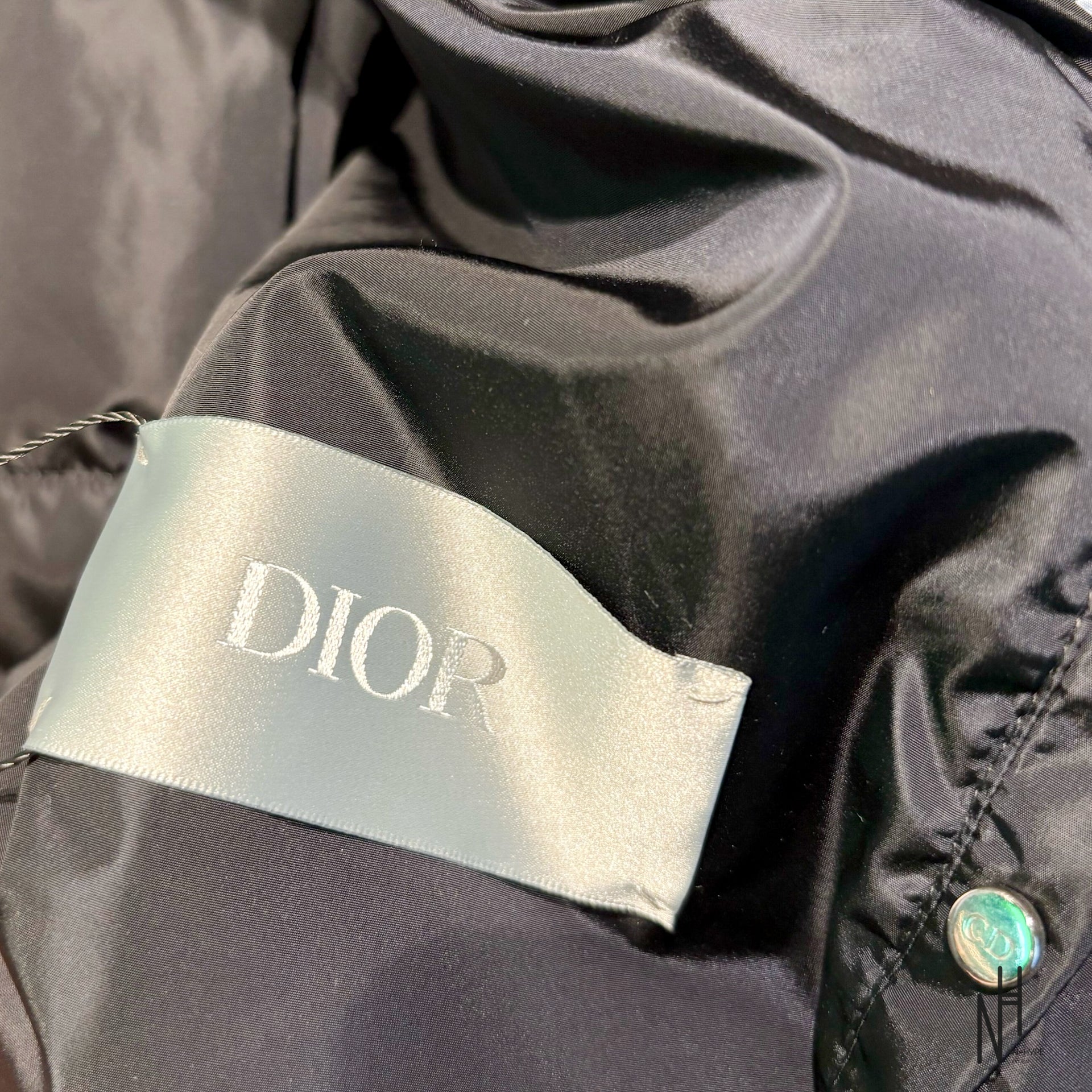 DIOR Oblique Quilted Jacket Light Blue - Image 4