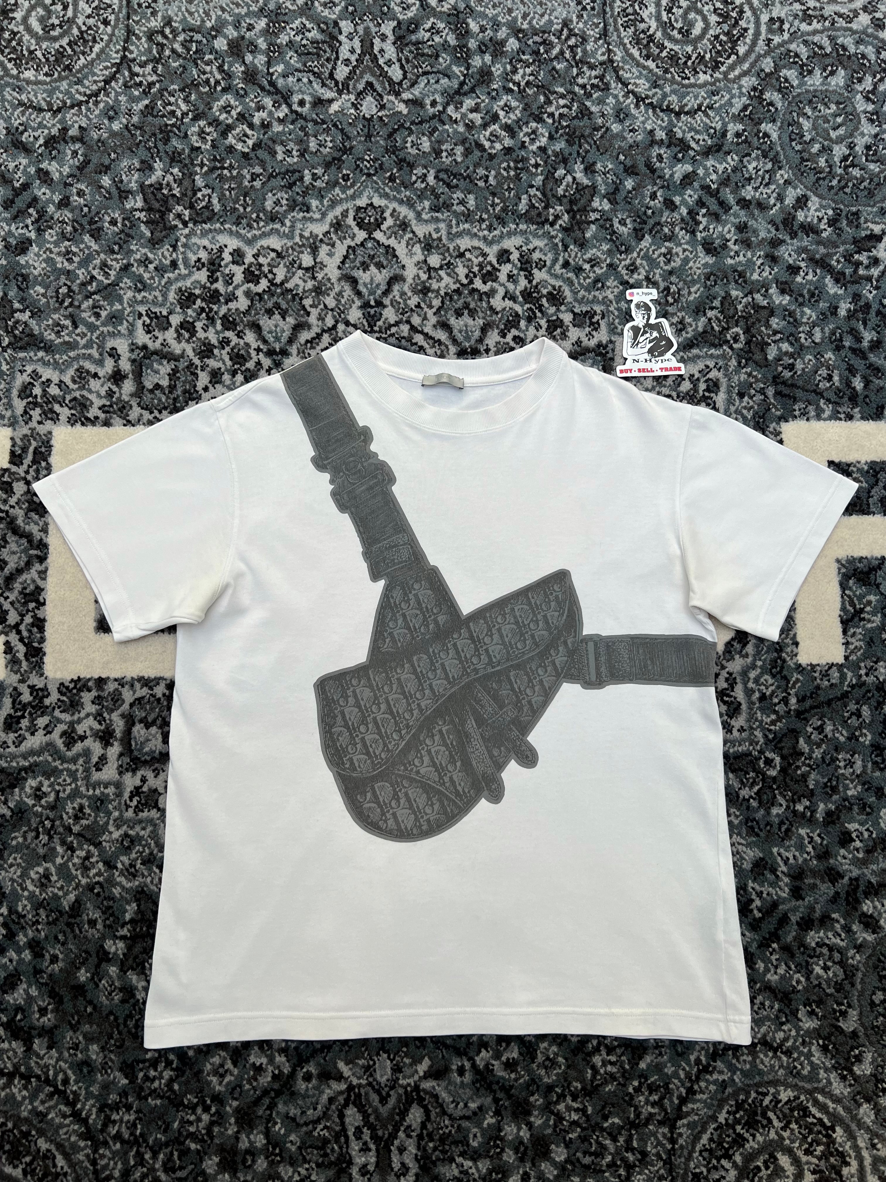 Dior Saddle Bag Printed T-shirt White