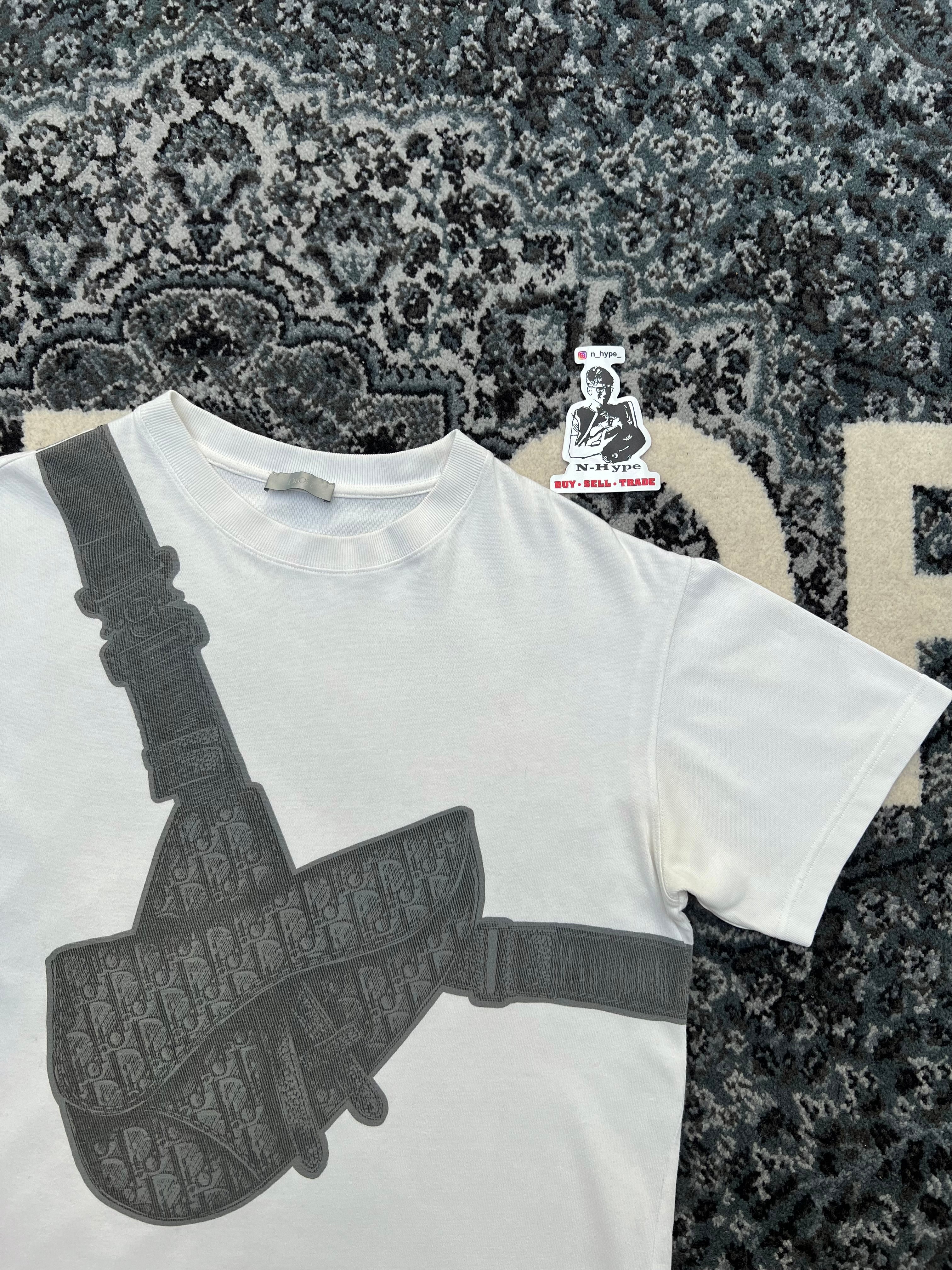 Dior Saddle Bag Printed T-shirt White - Image 2