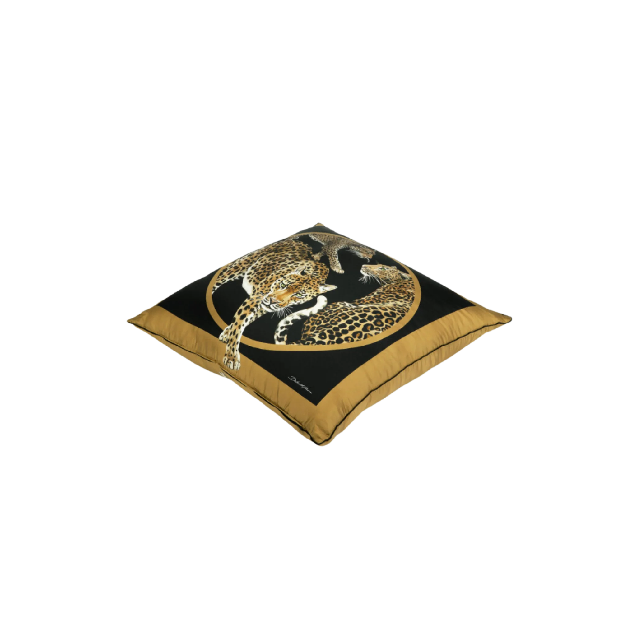 Dolce & Gabbana Panther Silk Twill Cushion Medium - Image 2
