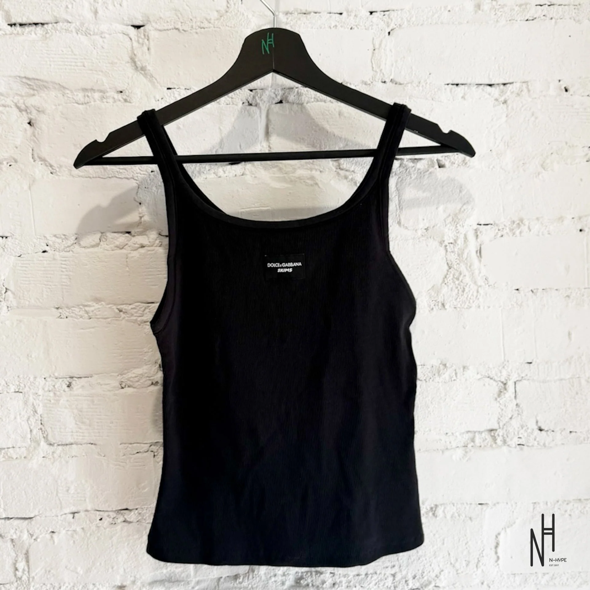Dolce & Gabbana X SKIMS Cotton Rib Scoop Tank - Image 2