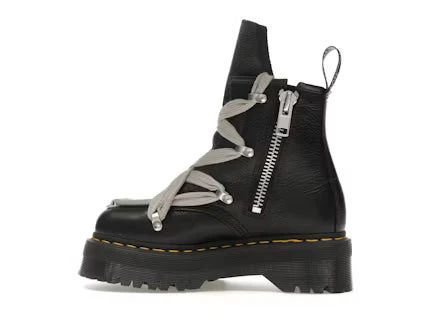 Dr. Martens 1460 Quad Leather Sole Pentagram Jumbo Lace Boot Rick Owens Black (Women's) - Image 2