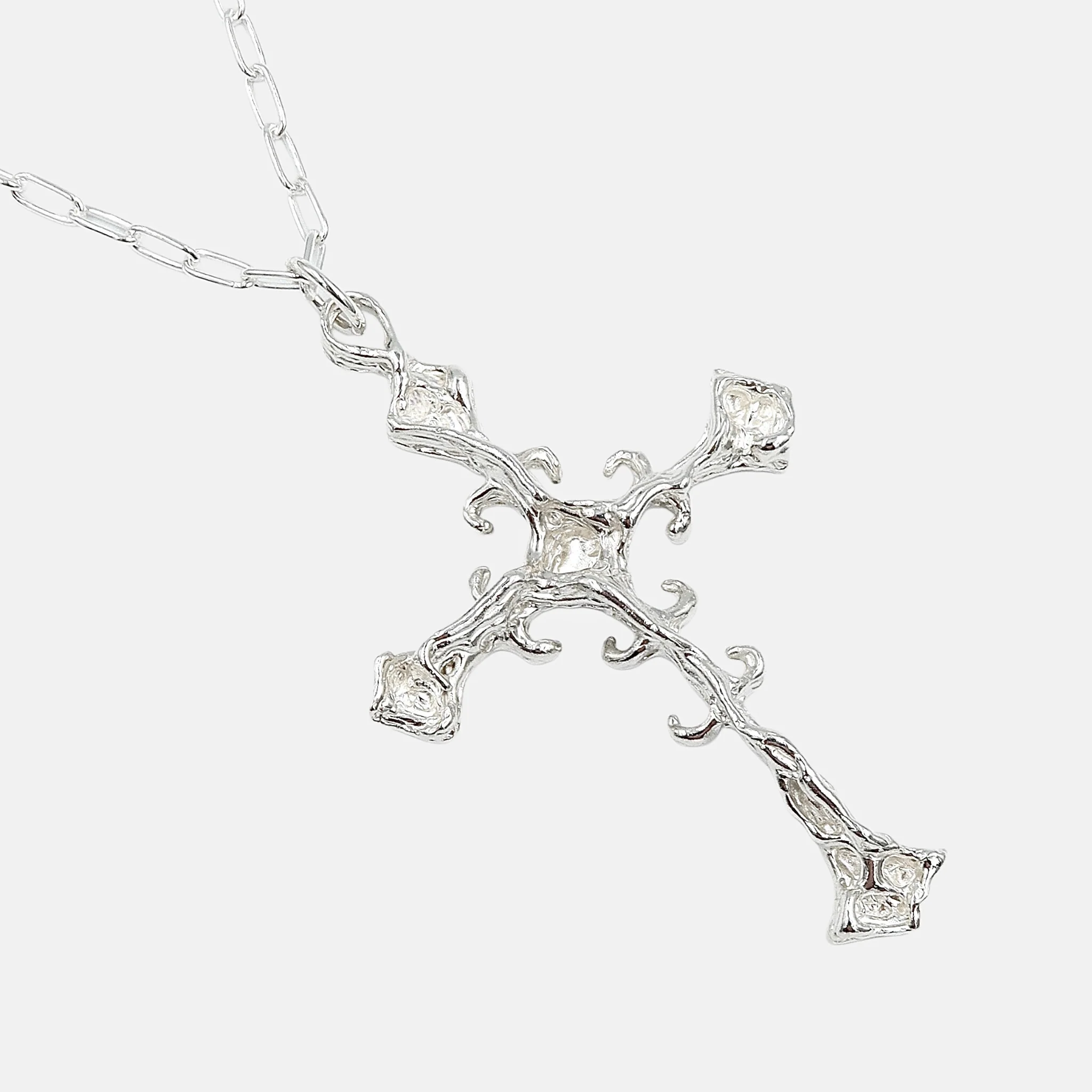 Dwa Głosy Ethereal Cross Necklace - Image 2