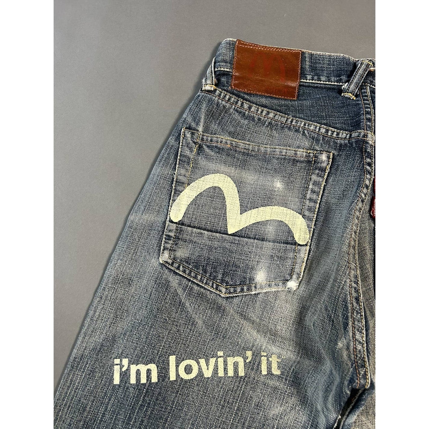 Evisu x McDonalds Denim Jeans I’m Lovin' It Selvedge - Image 3
